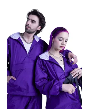 #2300HS Half Zipper Nylon Warm Up Set