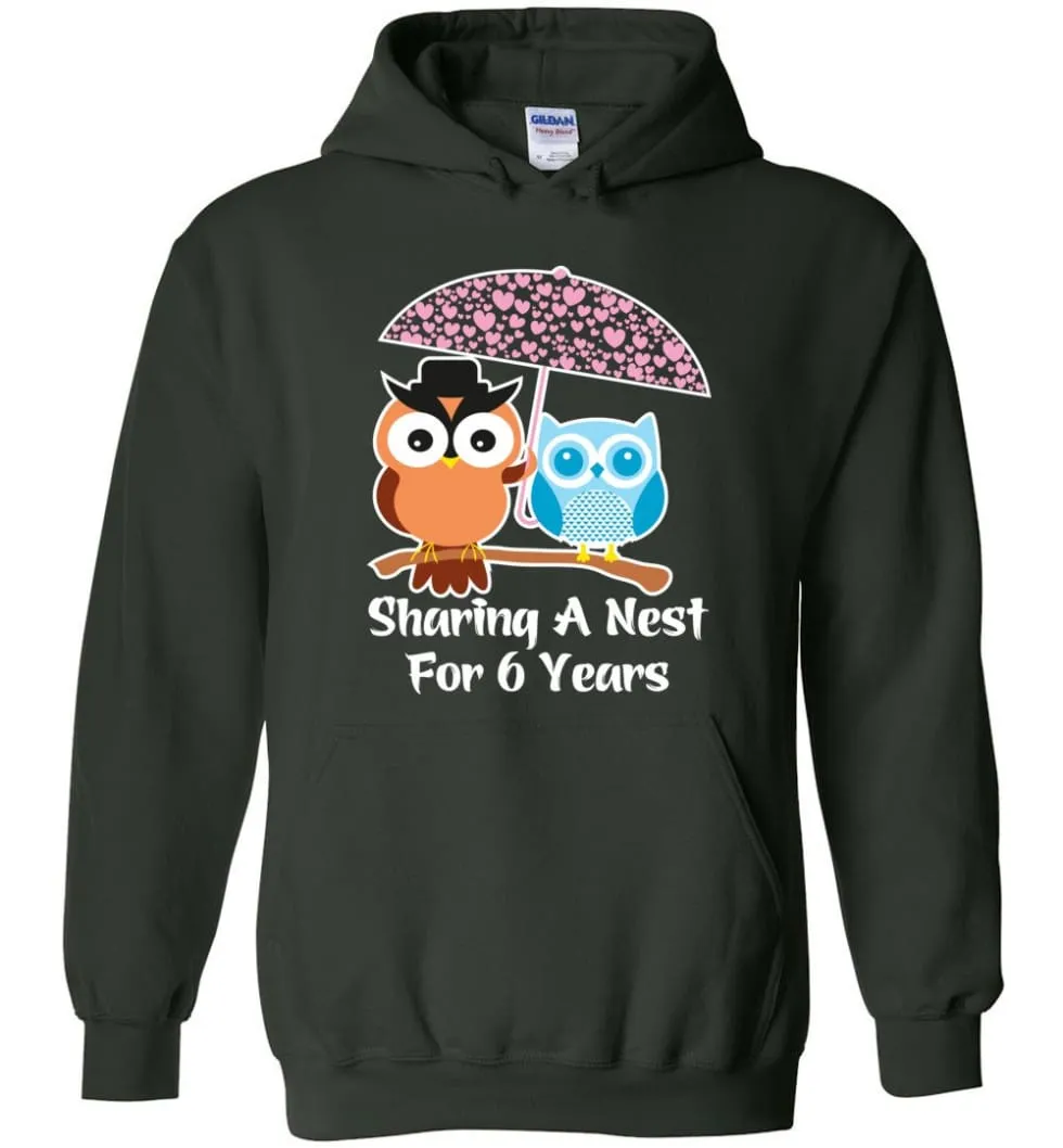 6 Years Wedding Anniversary Gifts Valentine's Day Hoodie