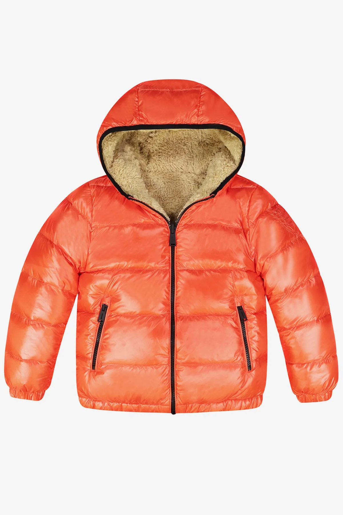 ADD Down Reversible Down Boys Jacket - Orange (Size 4 left)