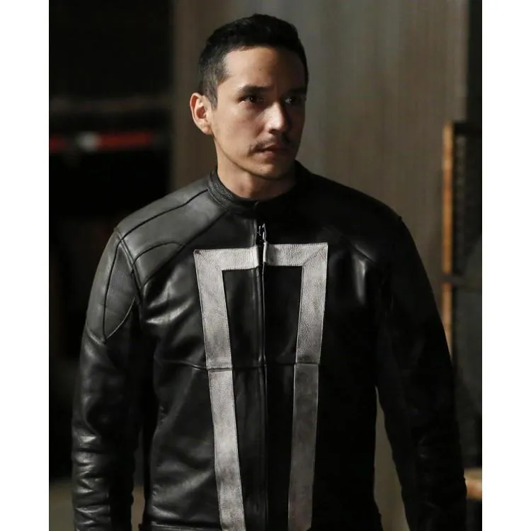 Agents of Shield Robbie Reyes Leather Jacket