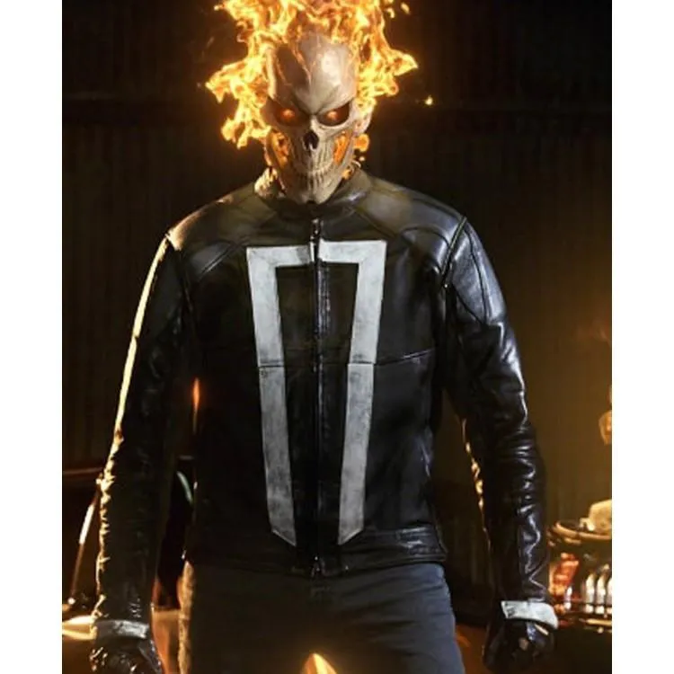 Agents of Shield Robbie Reyes Leather Jacket