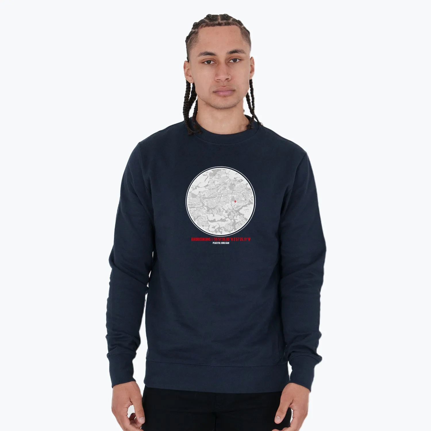 Airdrieonians Location Sweatshirt Navy