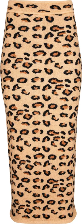 Alaïa Fall 1991 Runway Leopard Knit Pencil Skirt