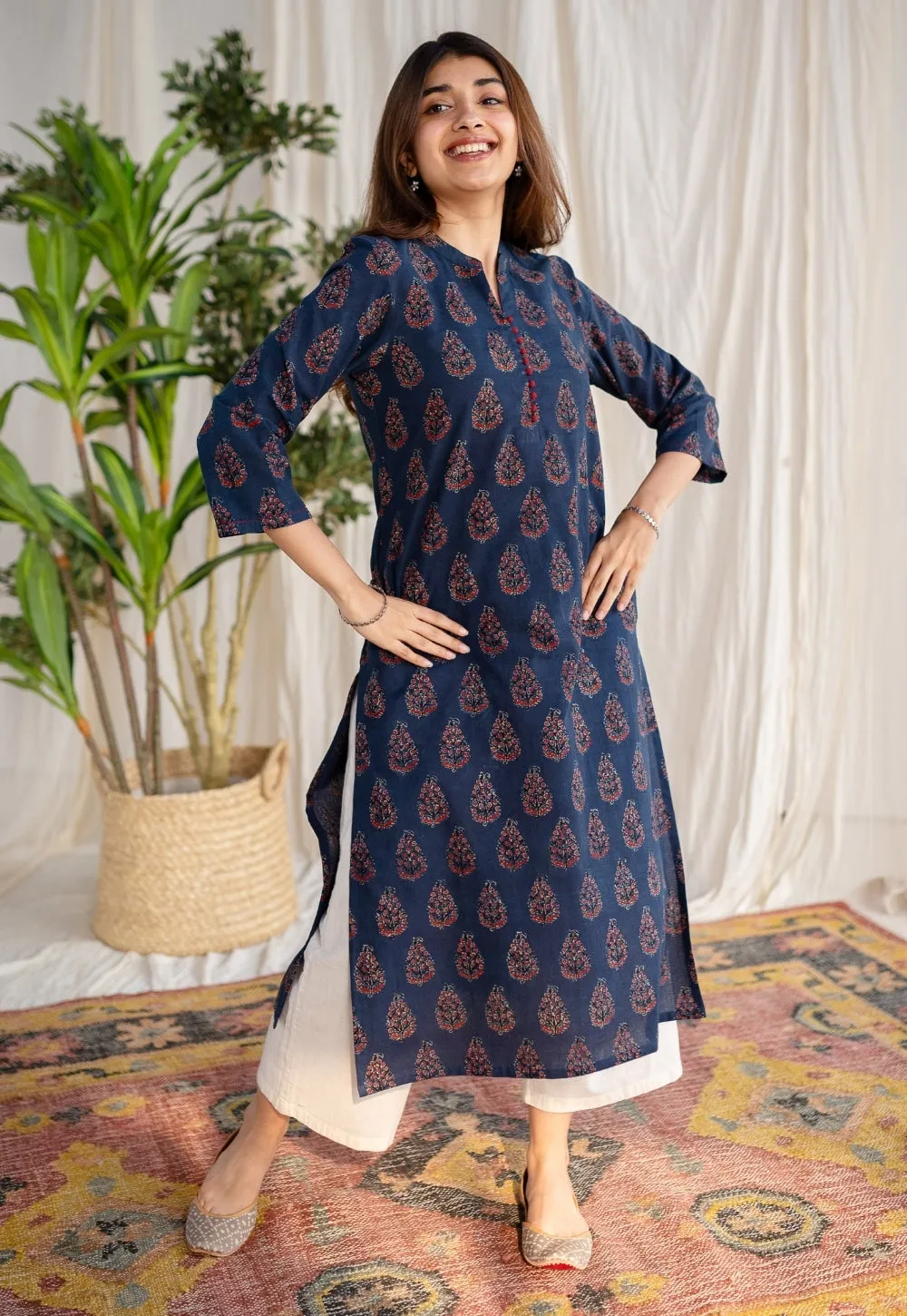 Aliyah Ajrakh Cotton Kurta