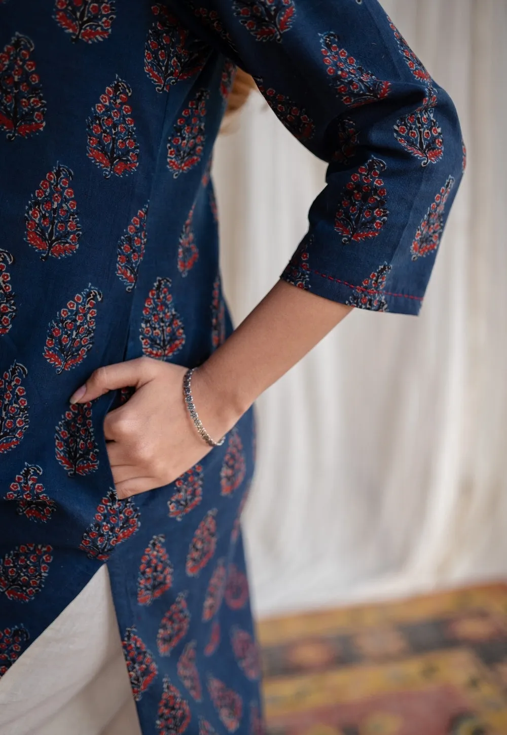 Aliyah Ajrakh Cotton Kurta