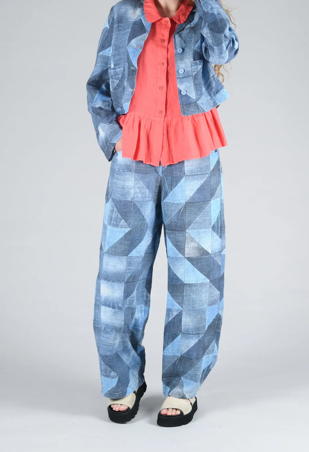 Amoni Trousers in Denim