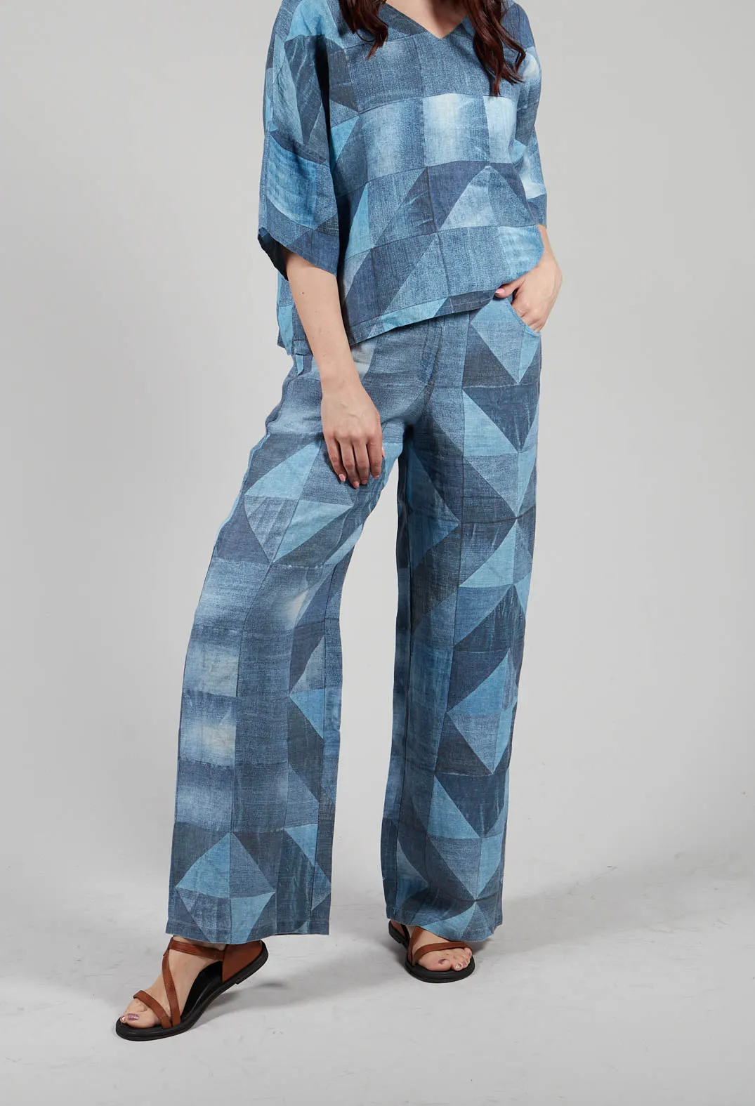 Amoni Trousers in Denim