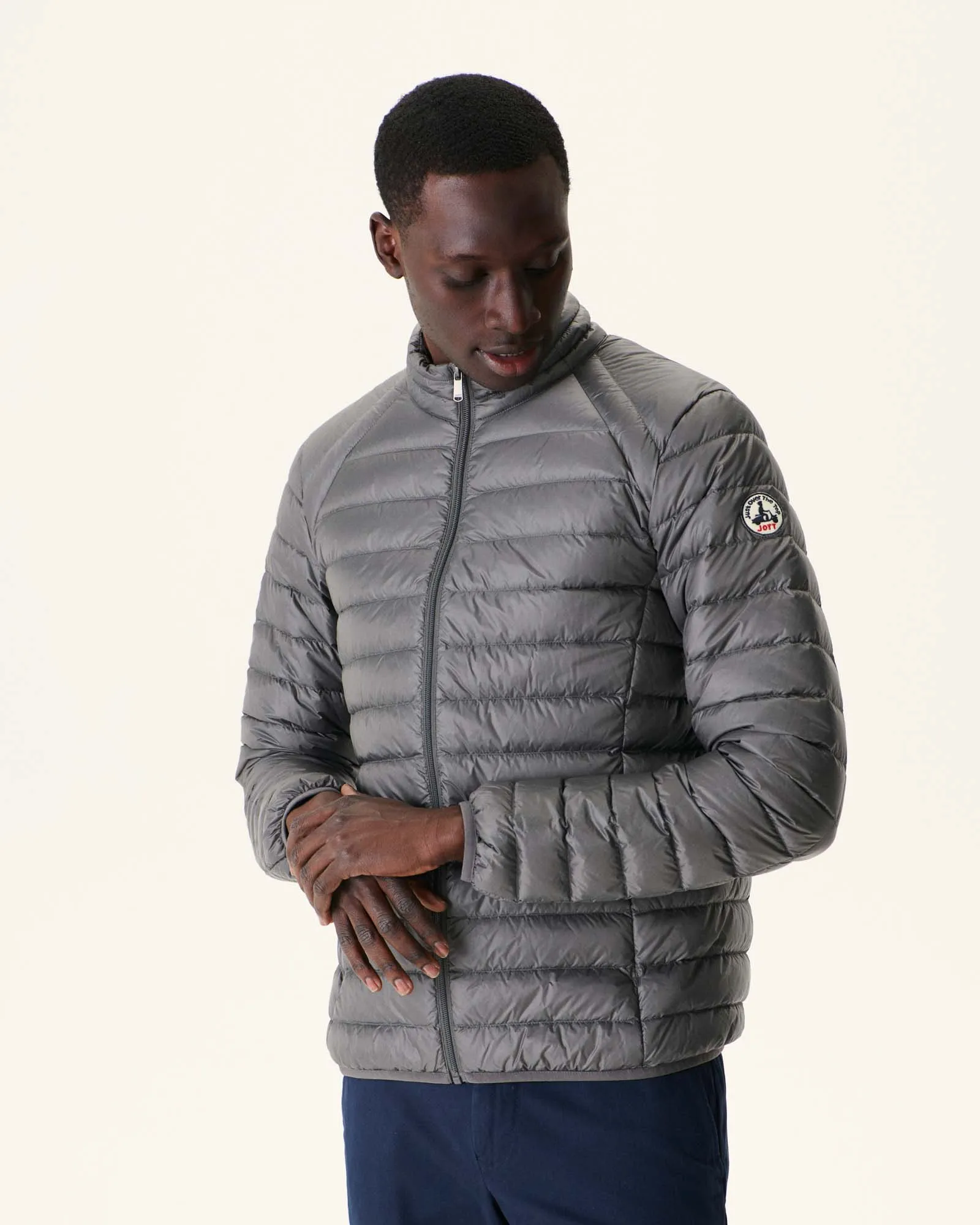 Anthracite Lightweight down jacket Mat