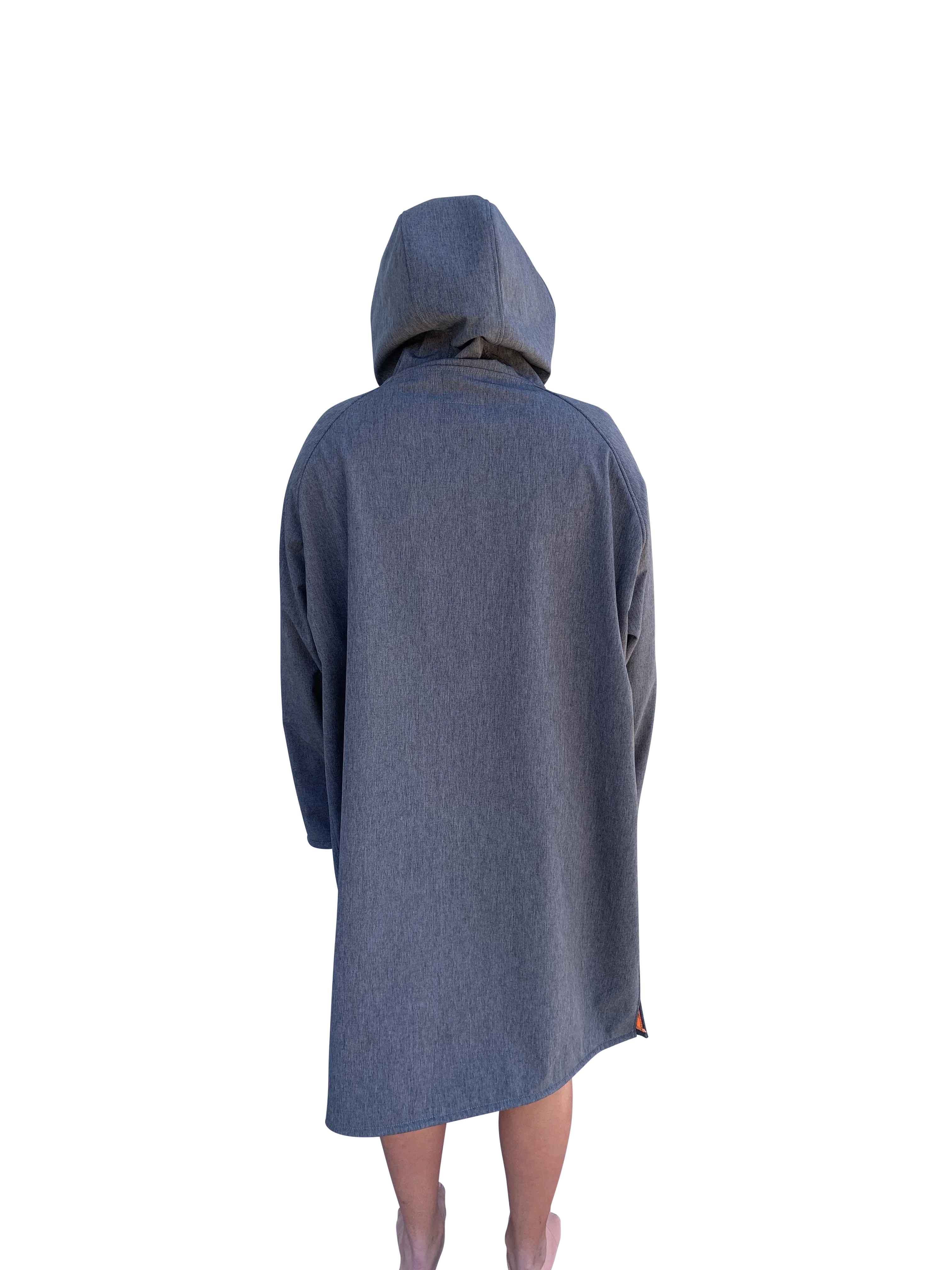 BEACH COAT - GREY/ORANGE