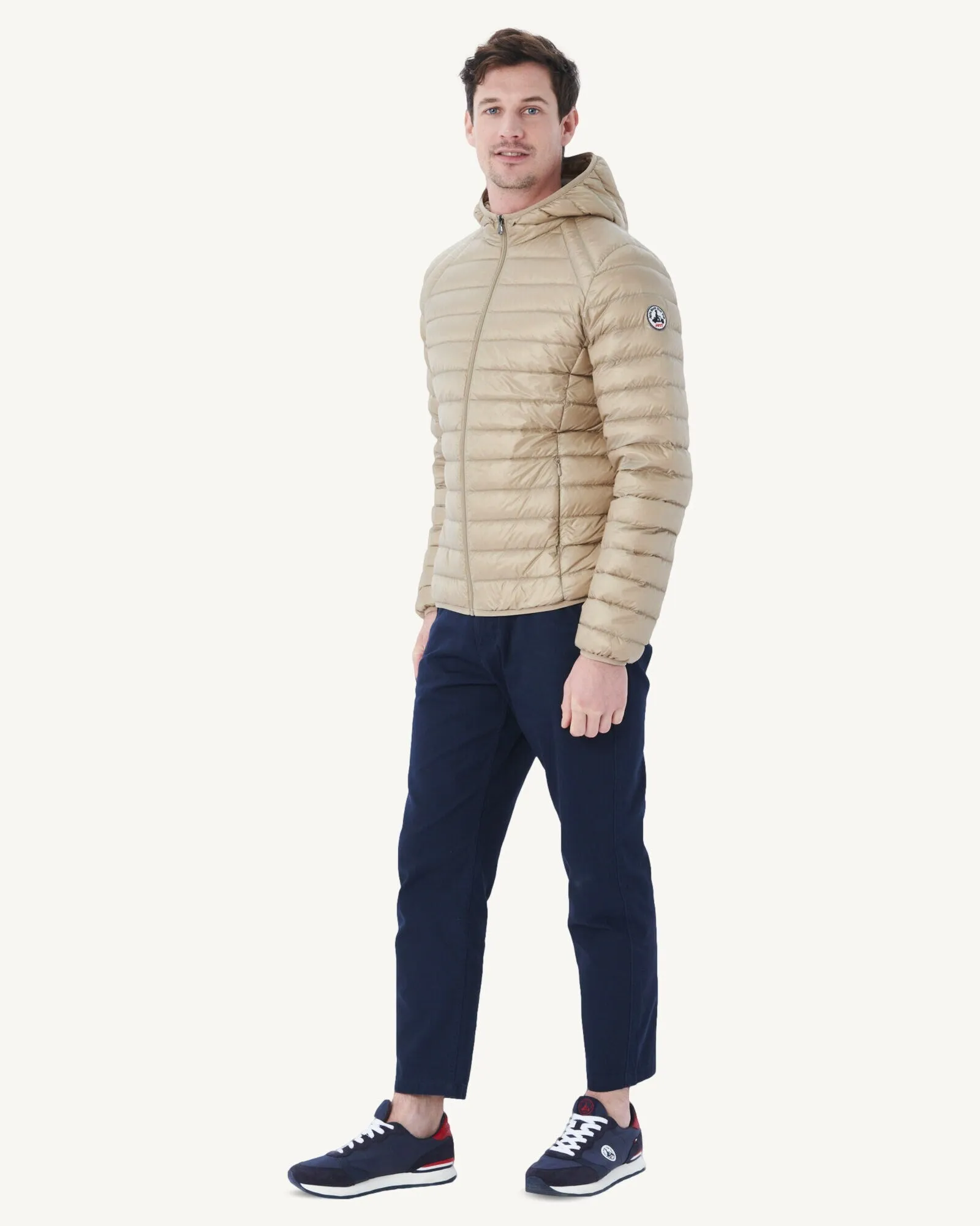 Beige Lightweight down jacket Nico