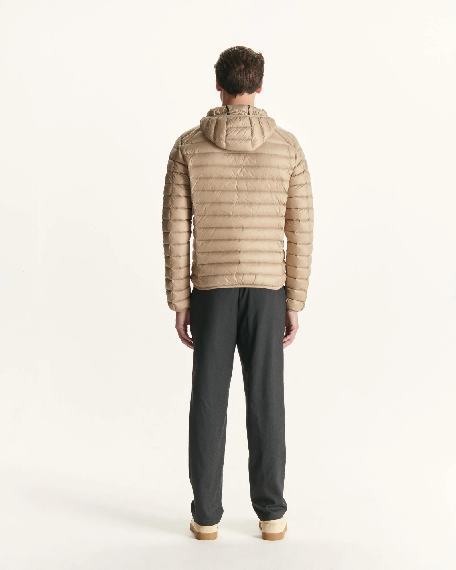 Beige Lightweight down jacket Nico