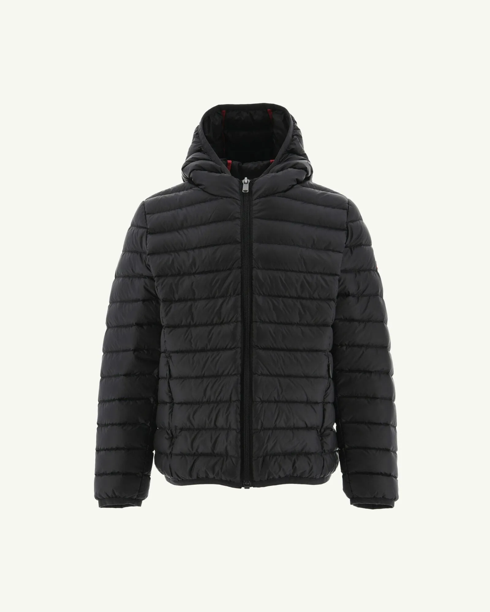 Black Hooded down jacket Hugo