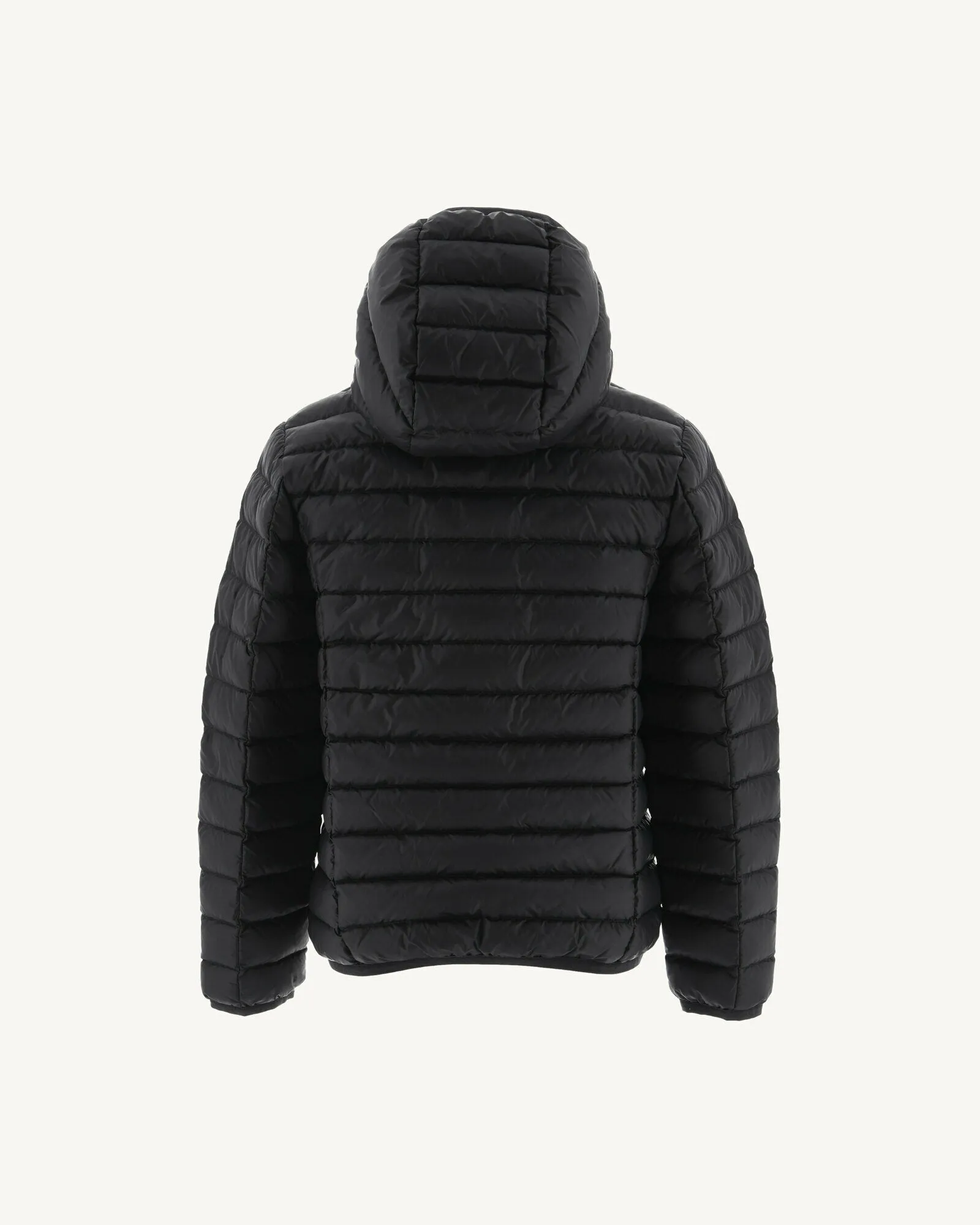 Black Hooded down jacket Hugo