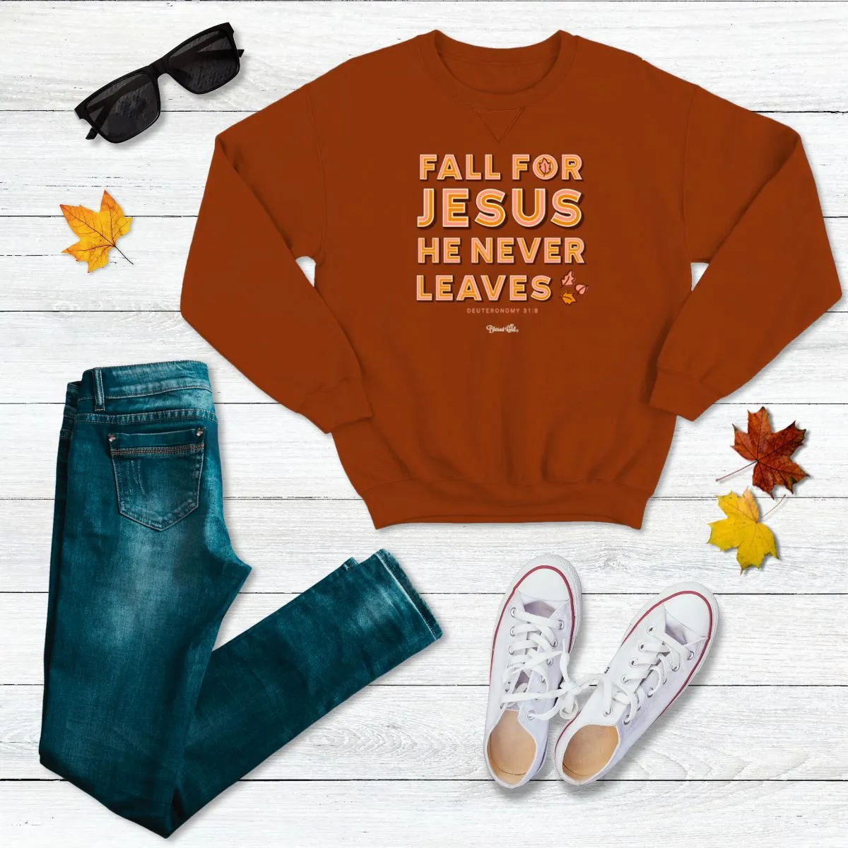 Blessed Girl Womens Sweatshirt Fall For Jesus