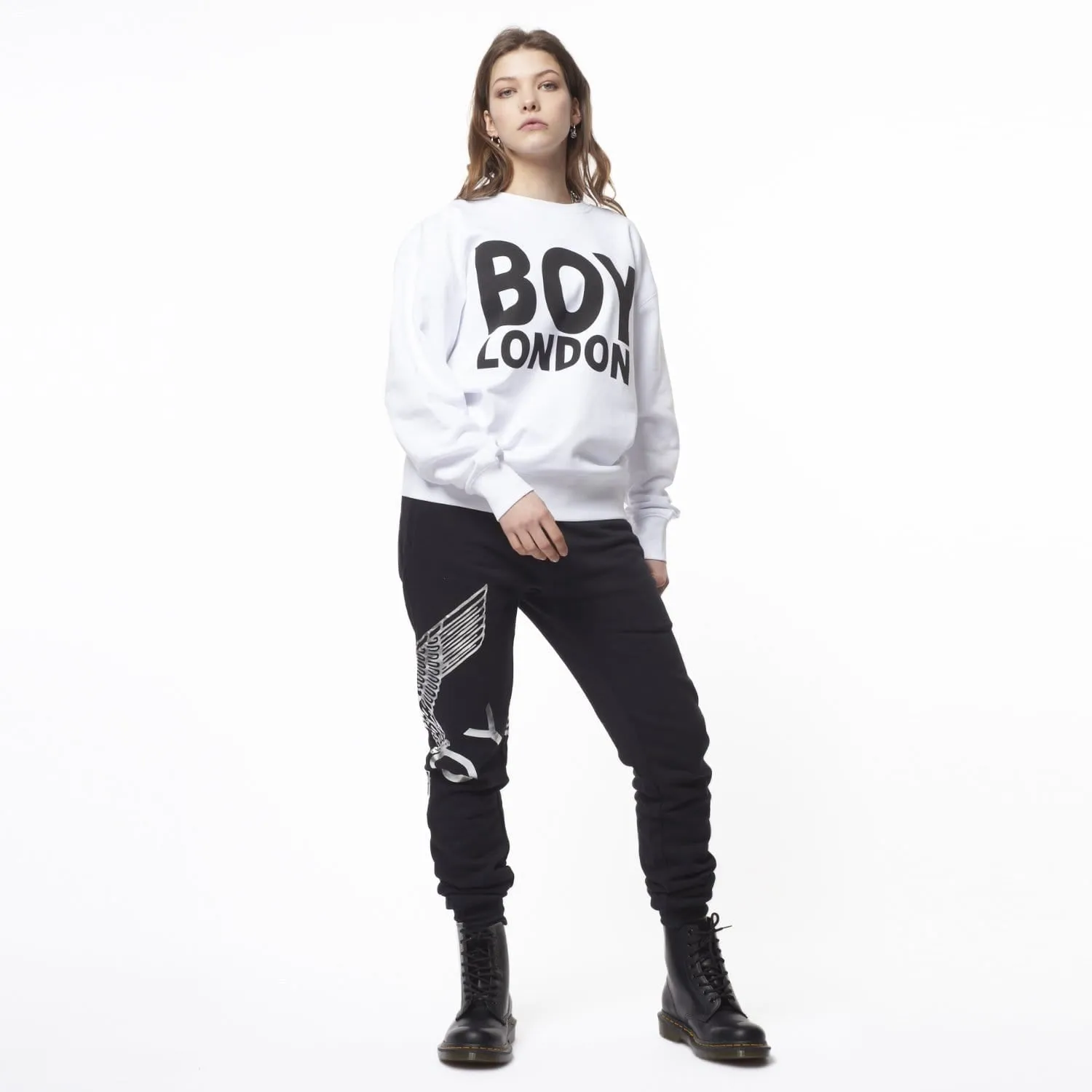 BOY LONDON SWEATSHIRT - WHITE