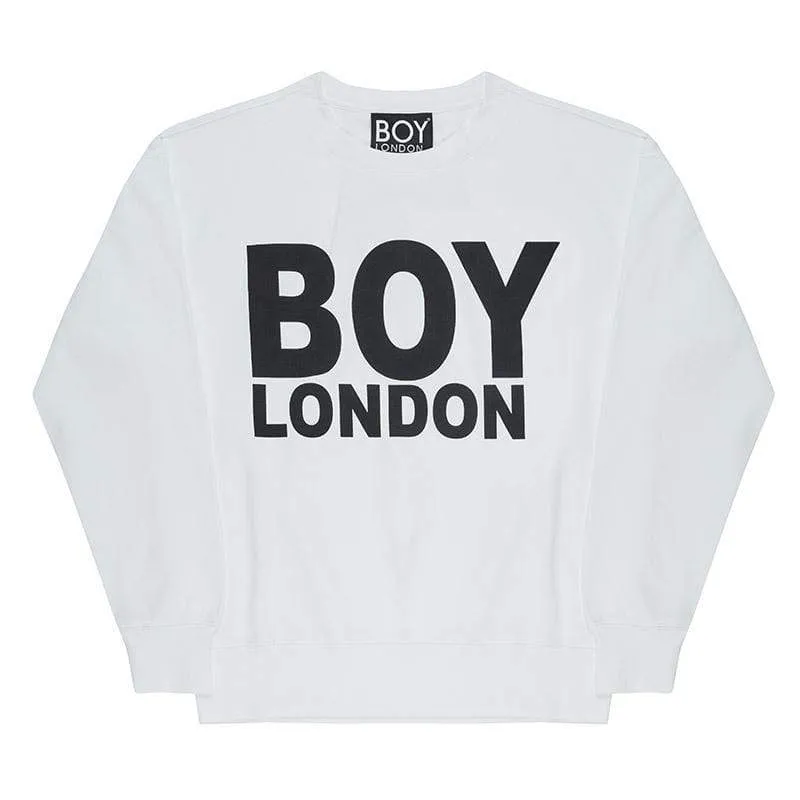 BOY LONDON SWEATSHIRT - WHITE