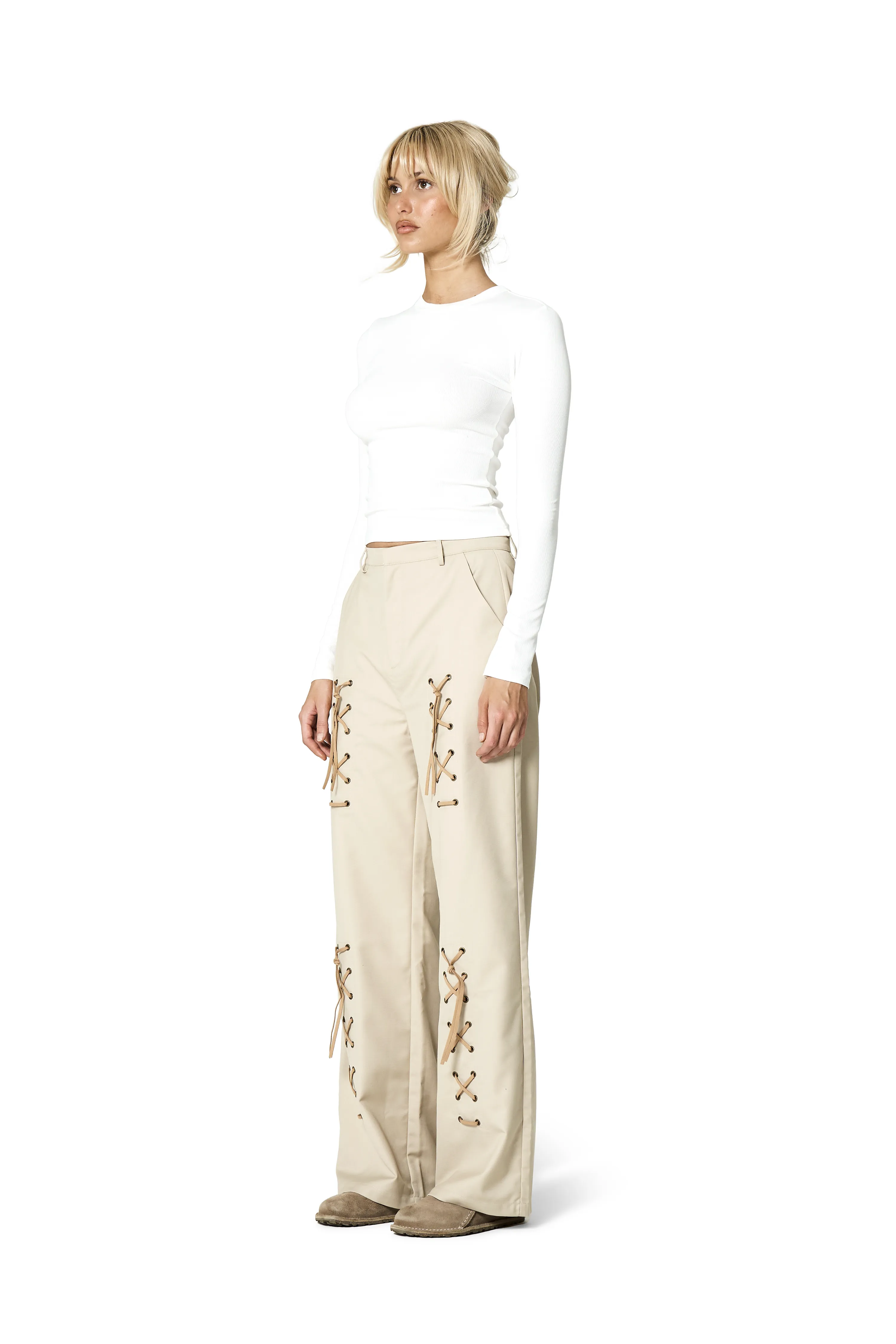 Cadillac Lace Up Trousers