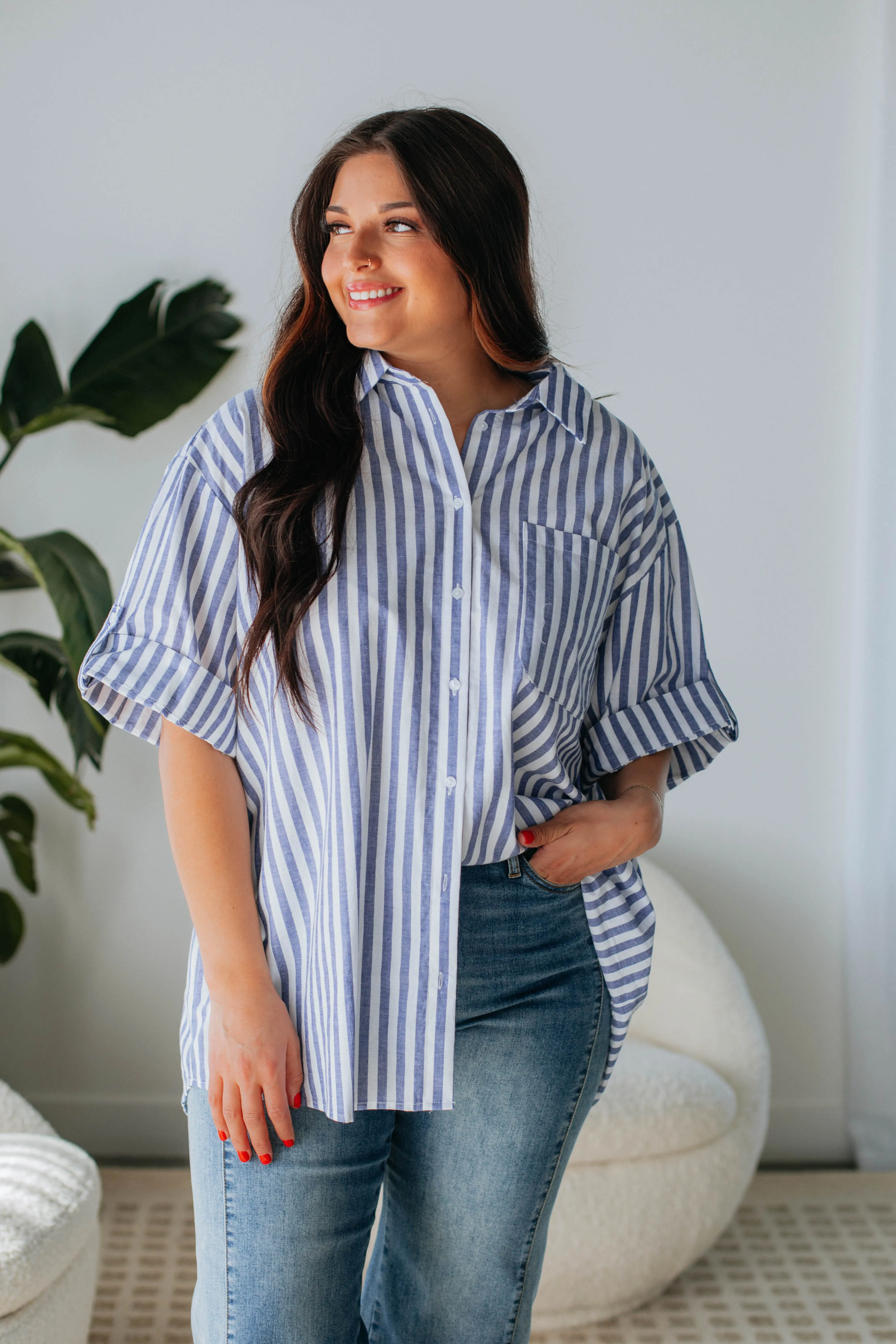 Carleton Striped Button Down