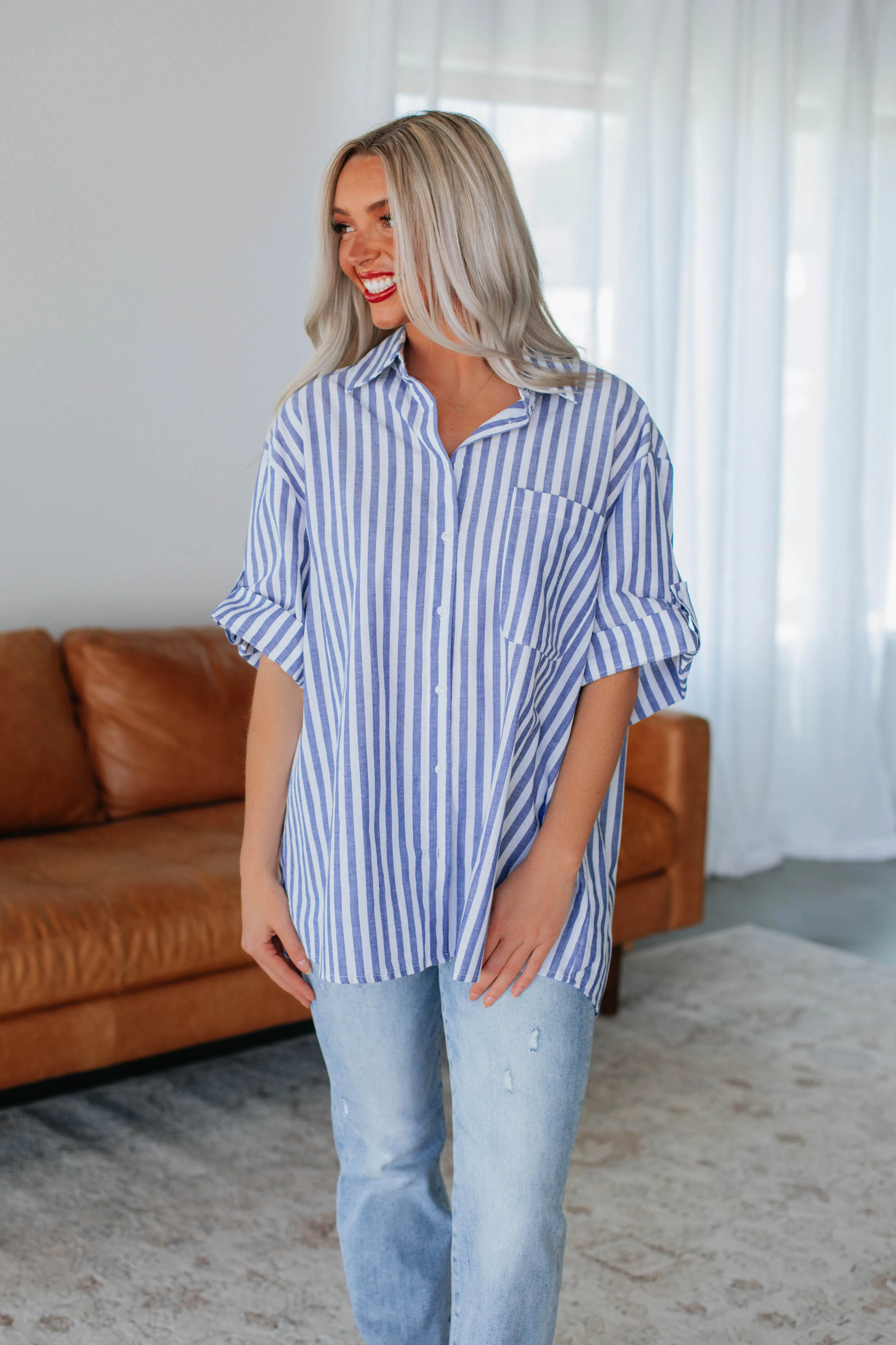 Carleton Striped Button Down