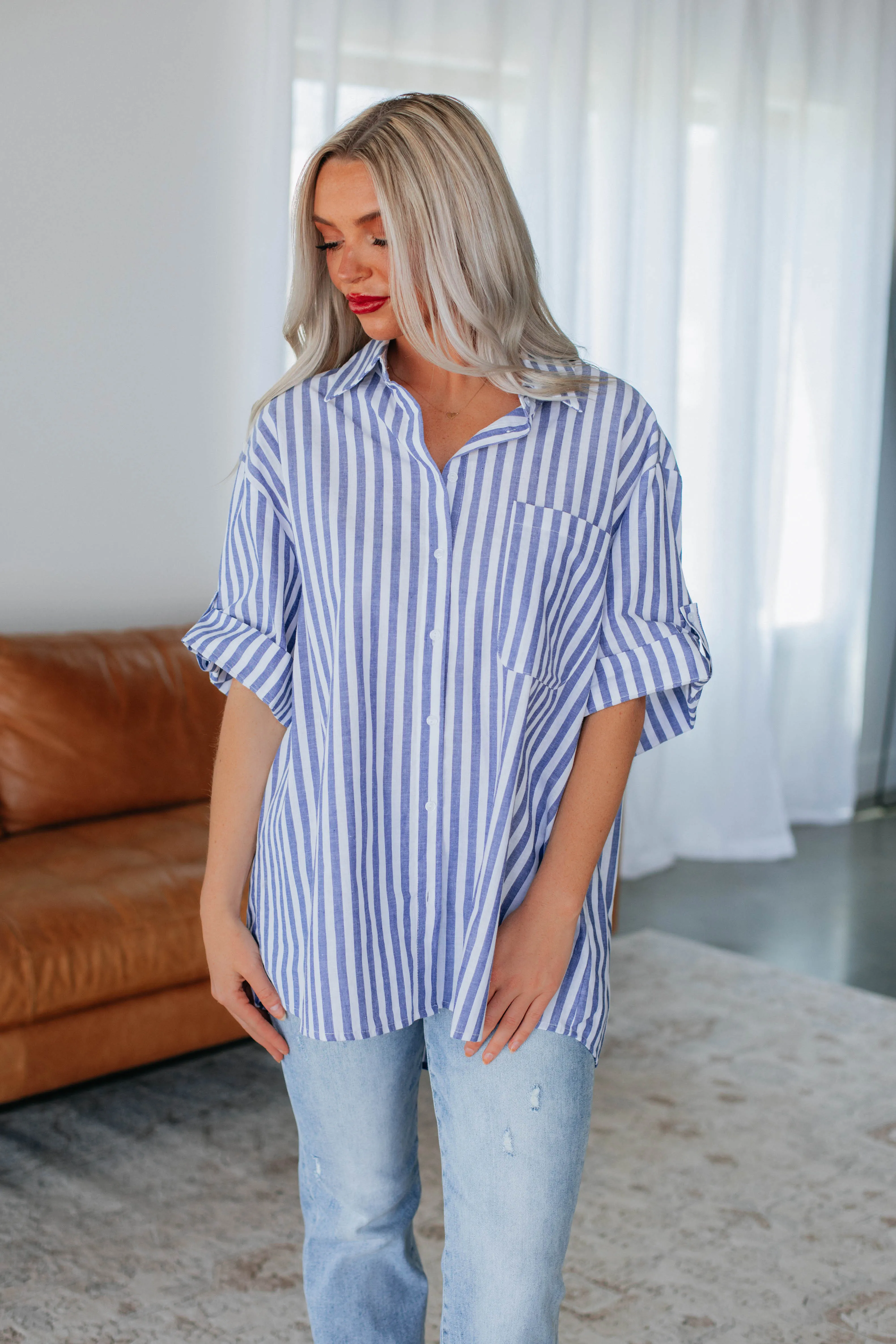 Carleton Striped Button Down