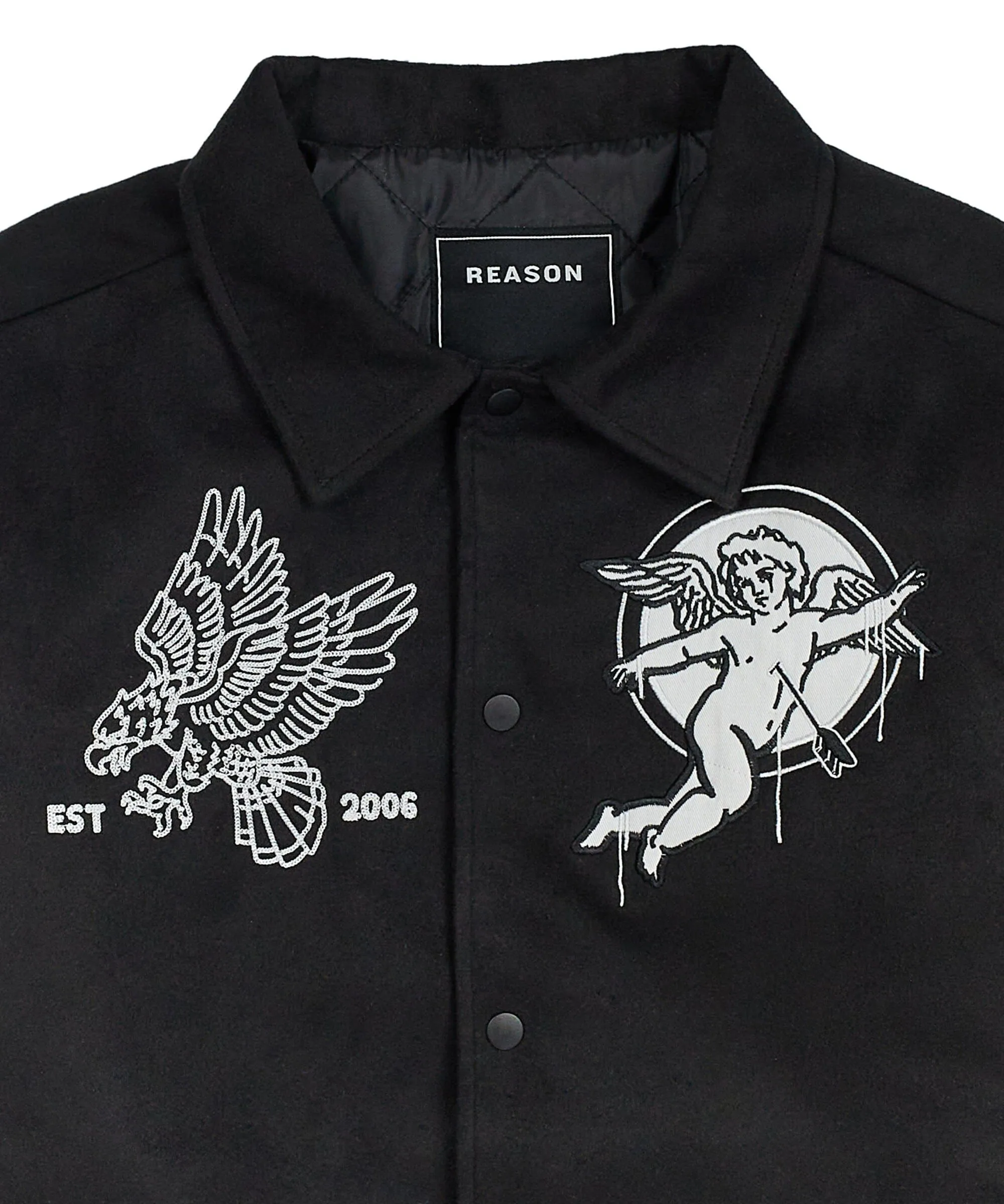 Cherub Varsity Jacket - Black