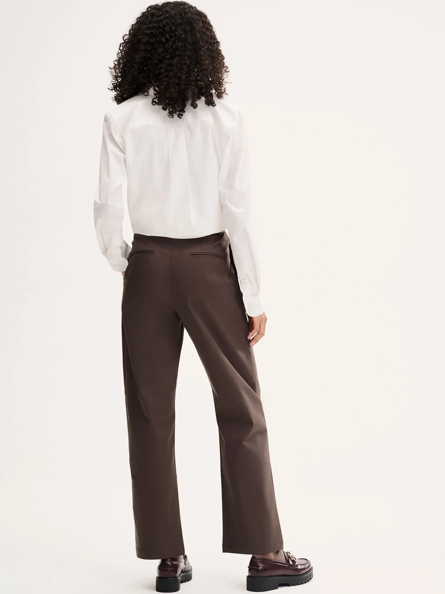 Cinnamon Relaxed Trousers in Mushroom