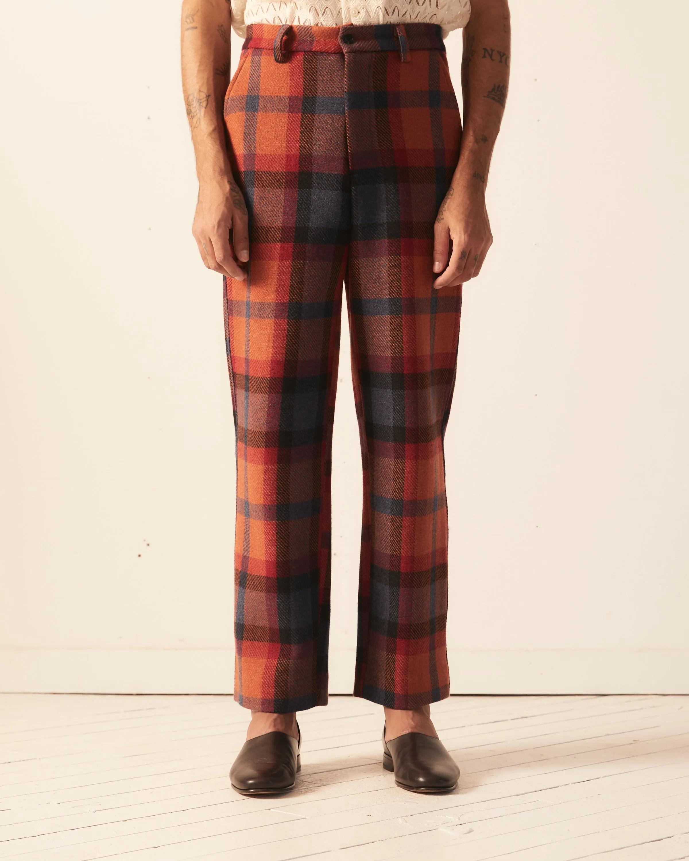 Clinton Street Plaid Trousers