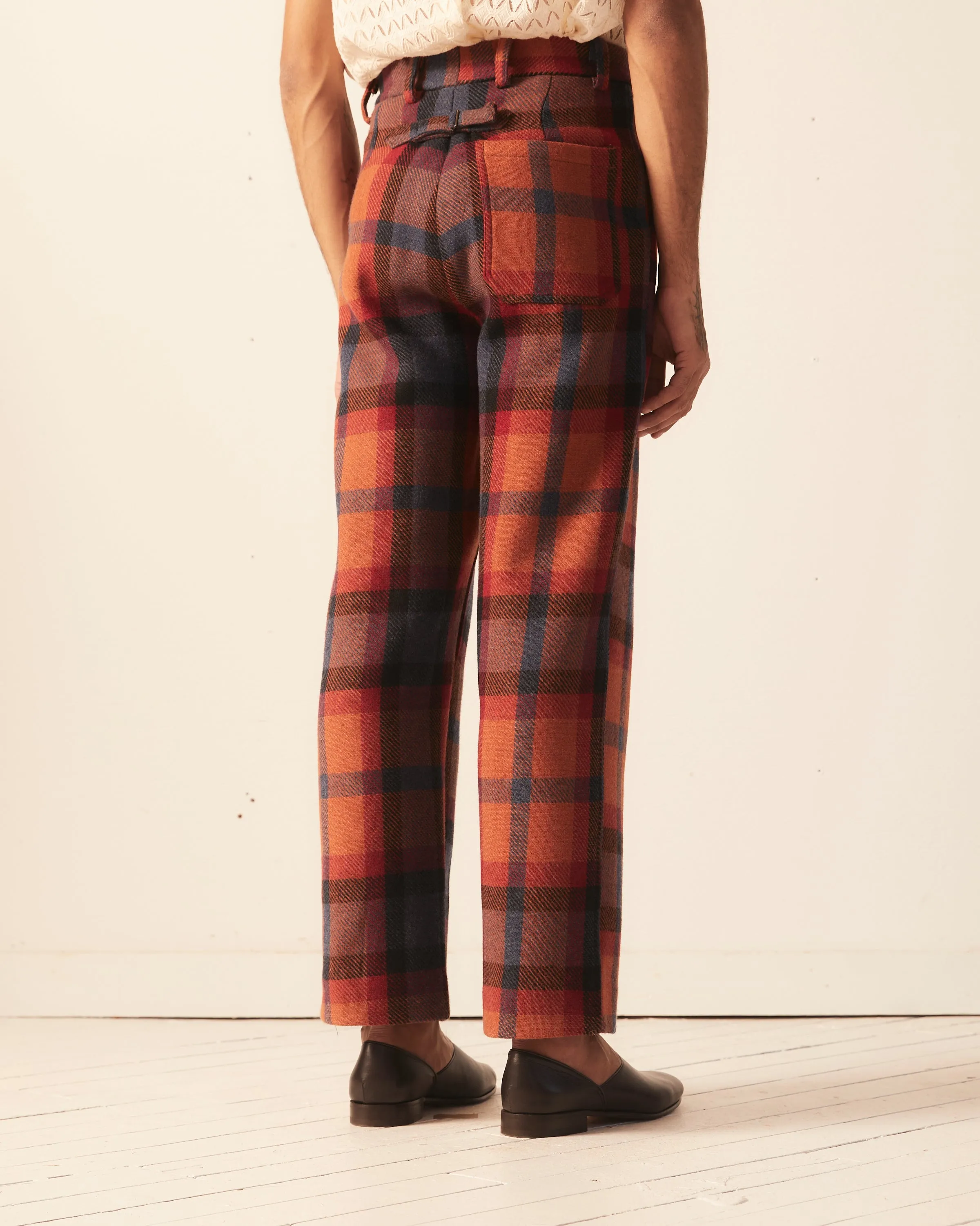 Clinton Street Plaid Trousers