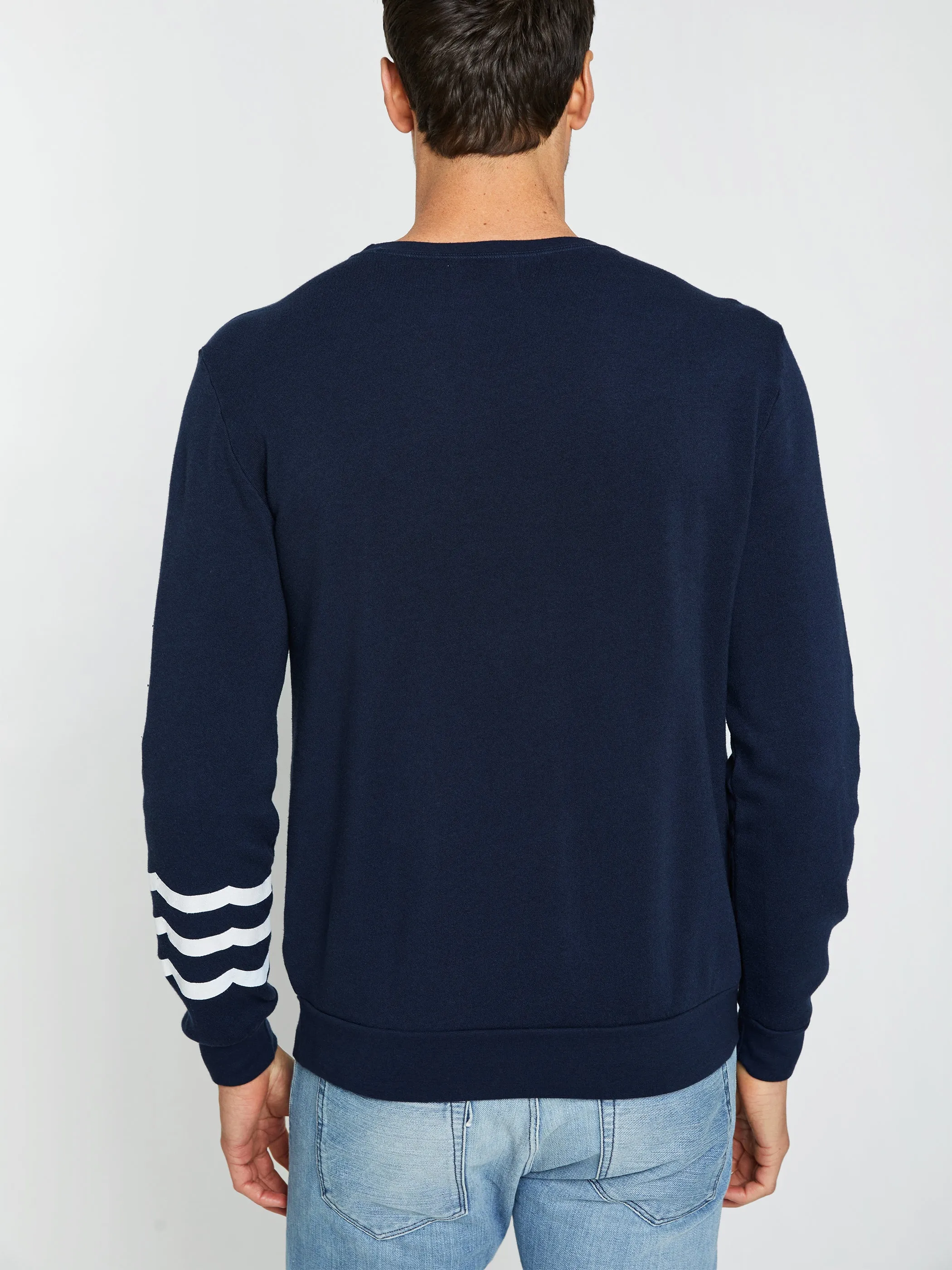 Coastal Waves Pullover - Indigo