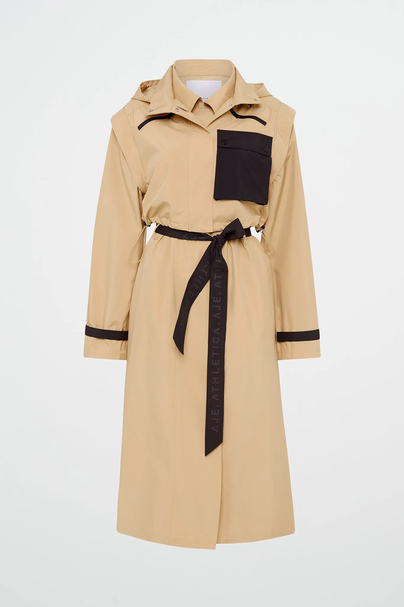 Convertible Belted Trench 703