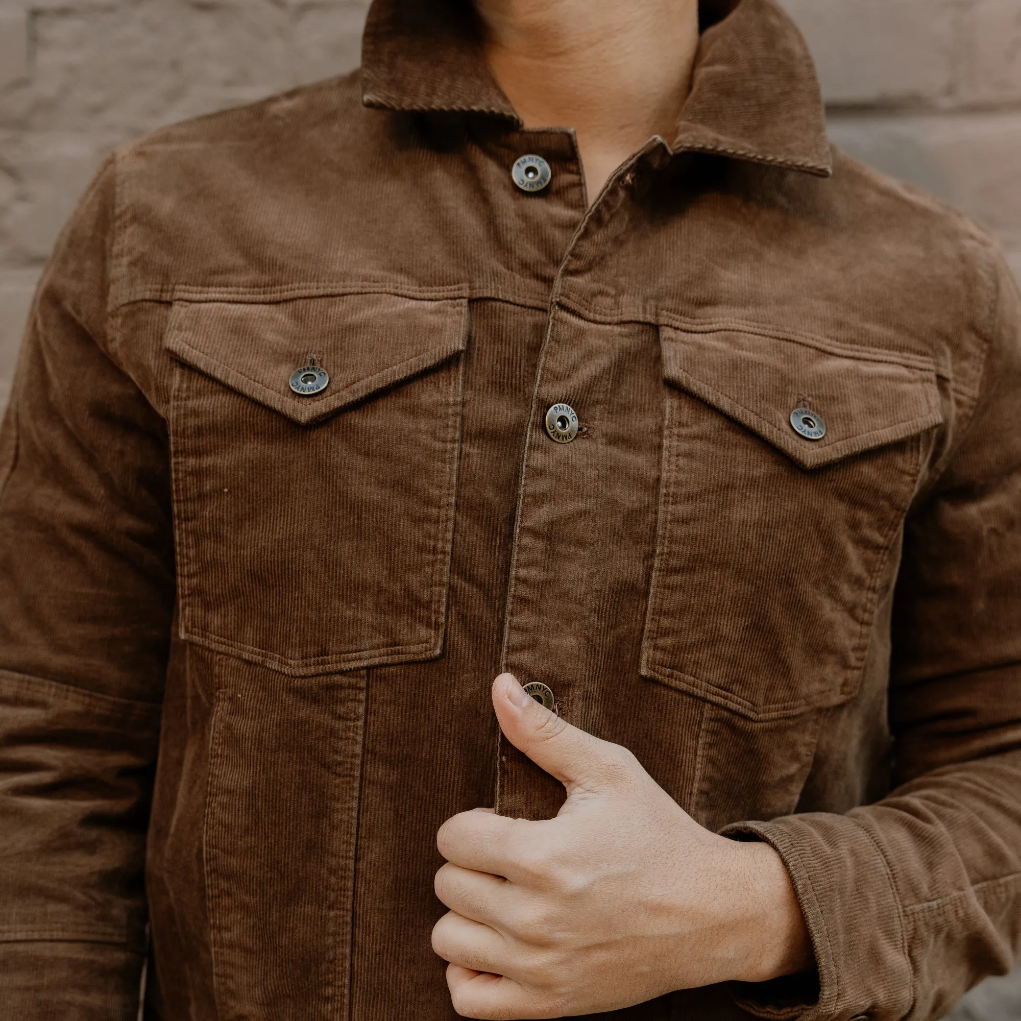 Corduroy Trucker Jackets - Brown