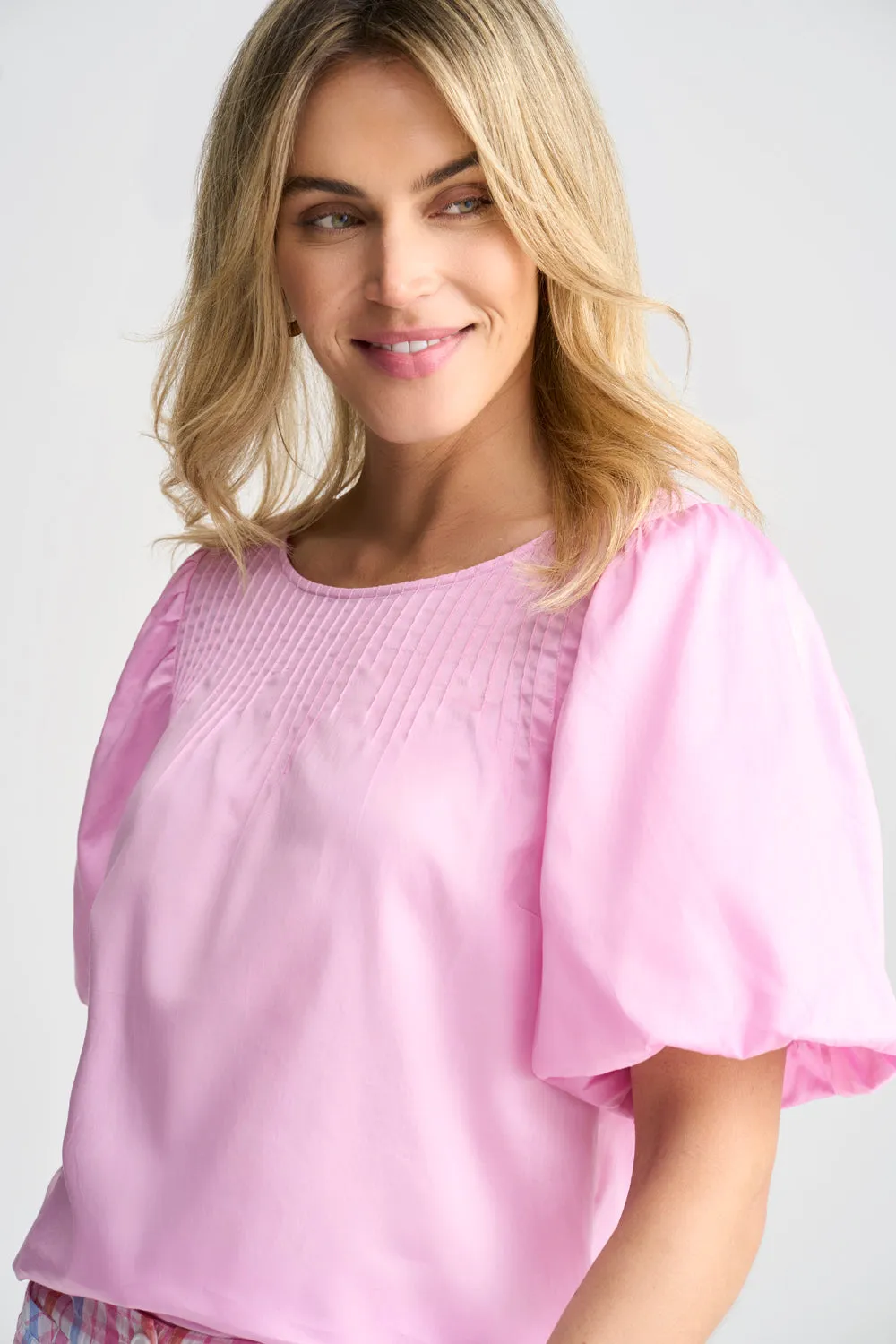 Cotton Puff Sleeve Top