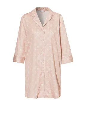 Cotton Sateen Print Sleepshirt