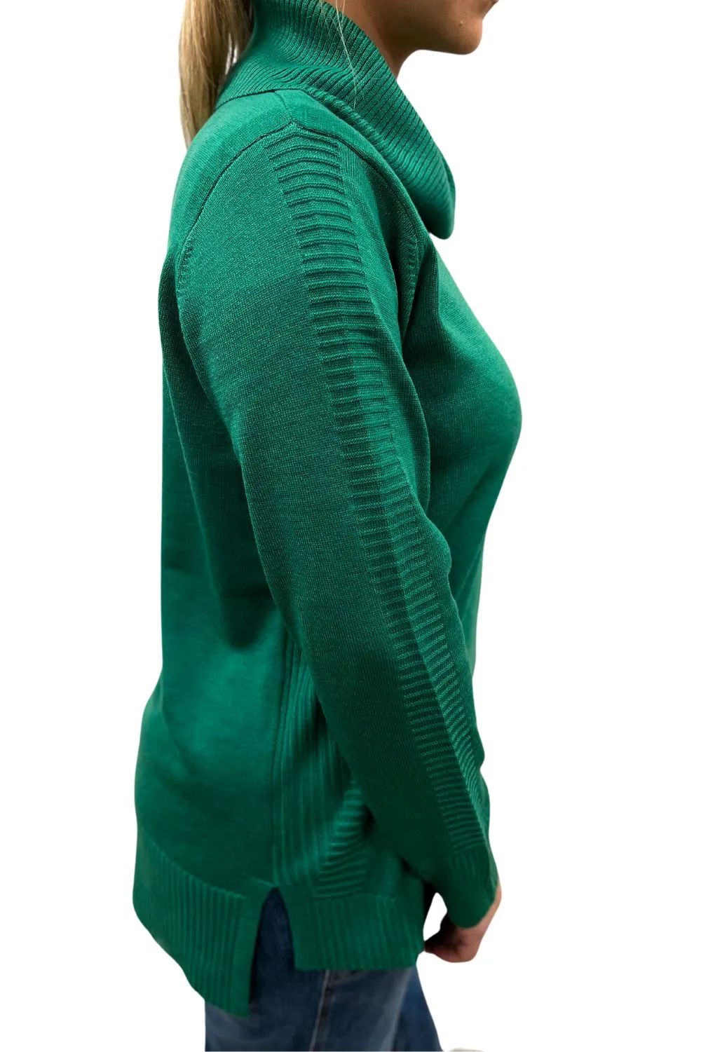 Cowl Neck Pullover | Jade