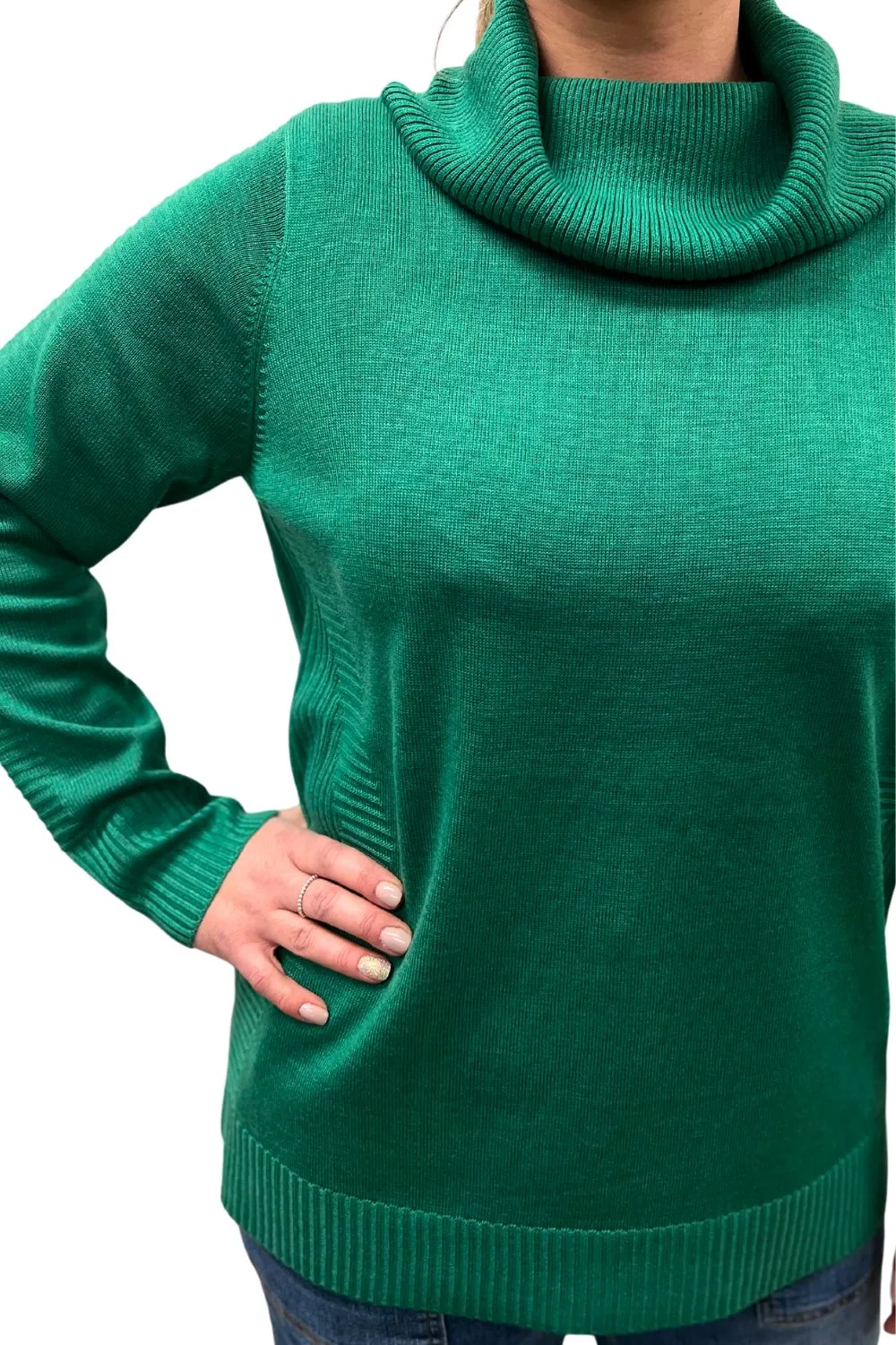 Cowl Neck Pullover | Jade