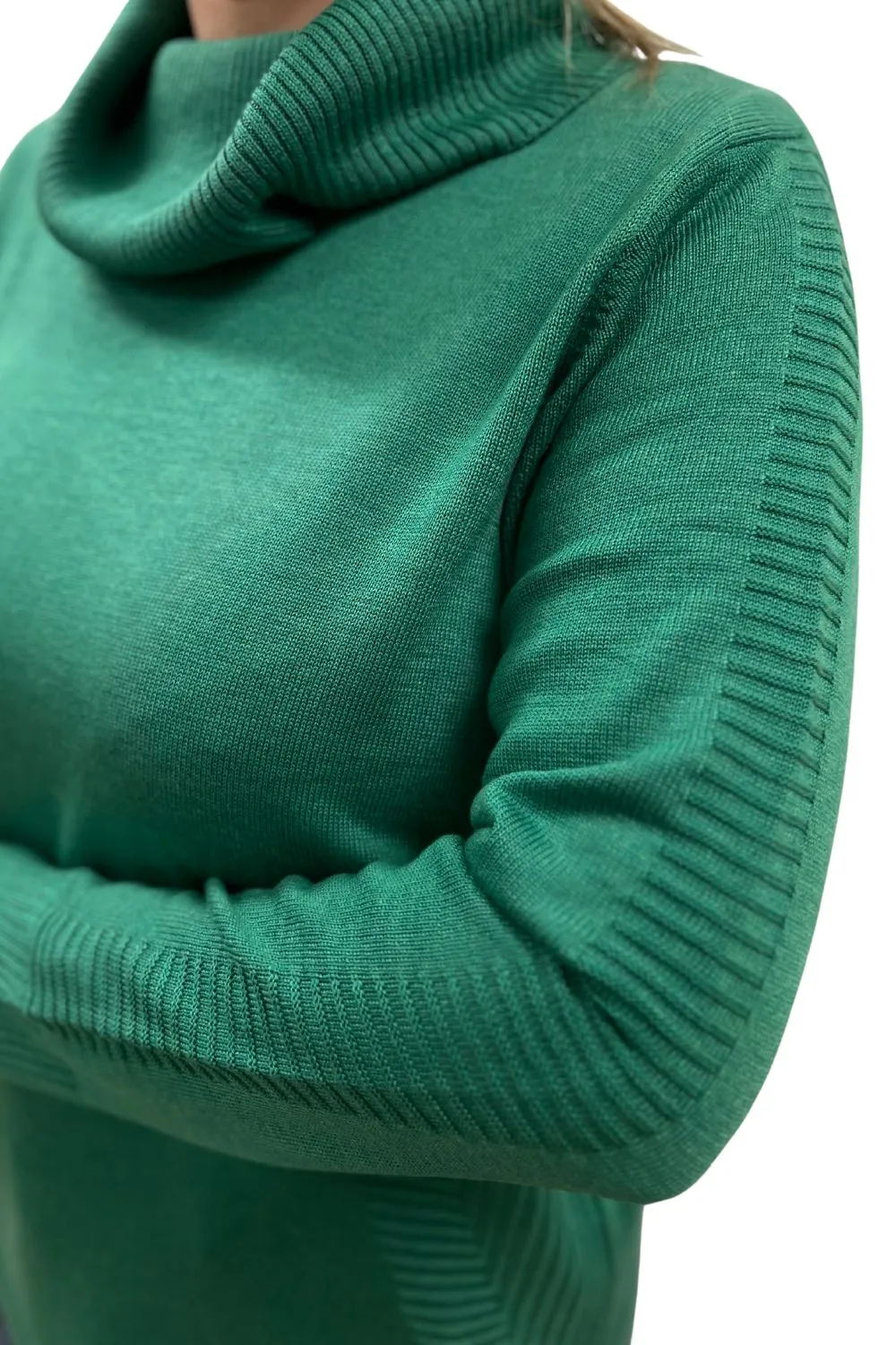 Cowl Neck Pullover | Jade