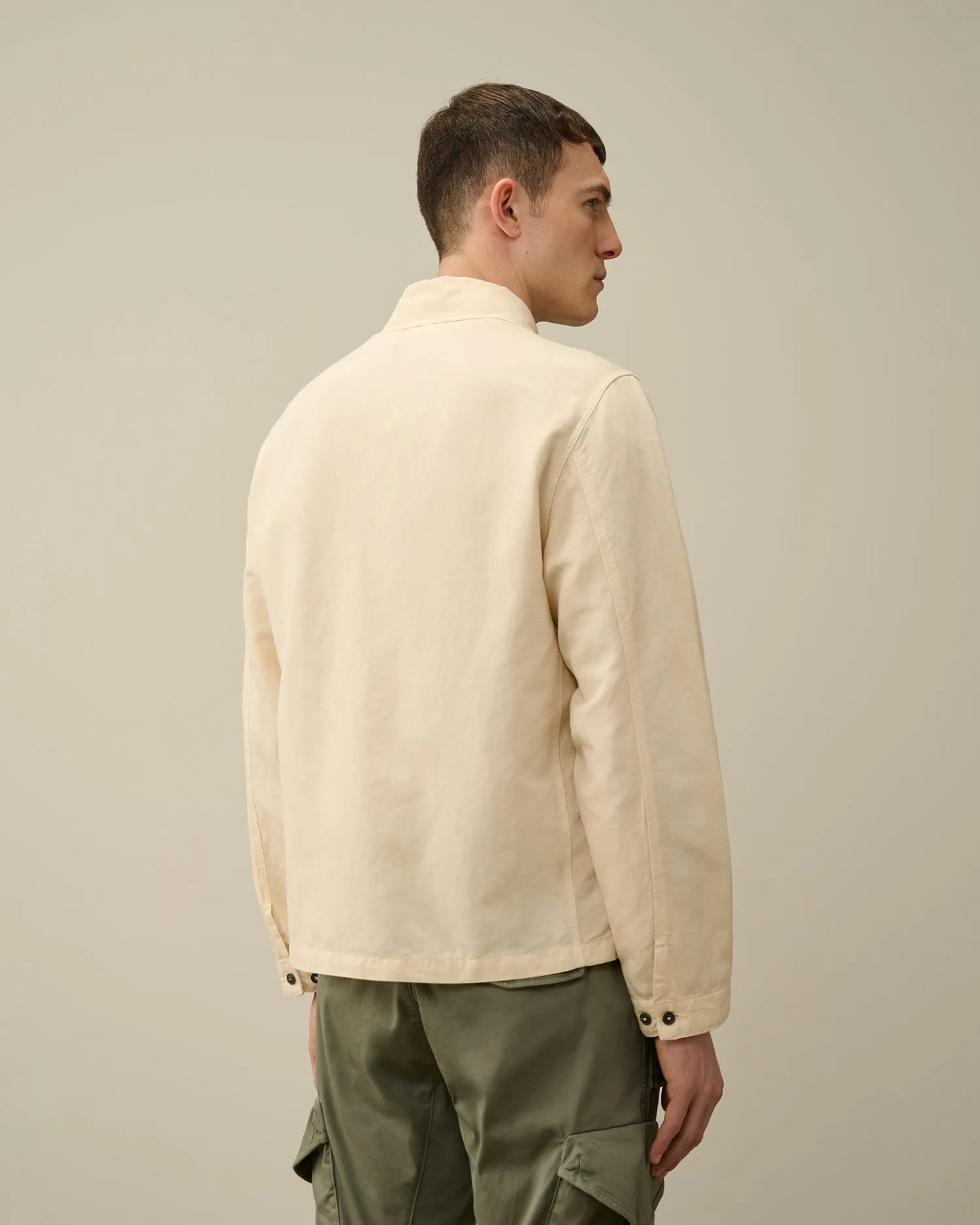 C.P. Company 277A Cotton Overshirt - Beige