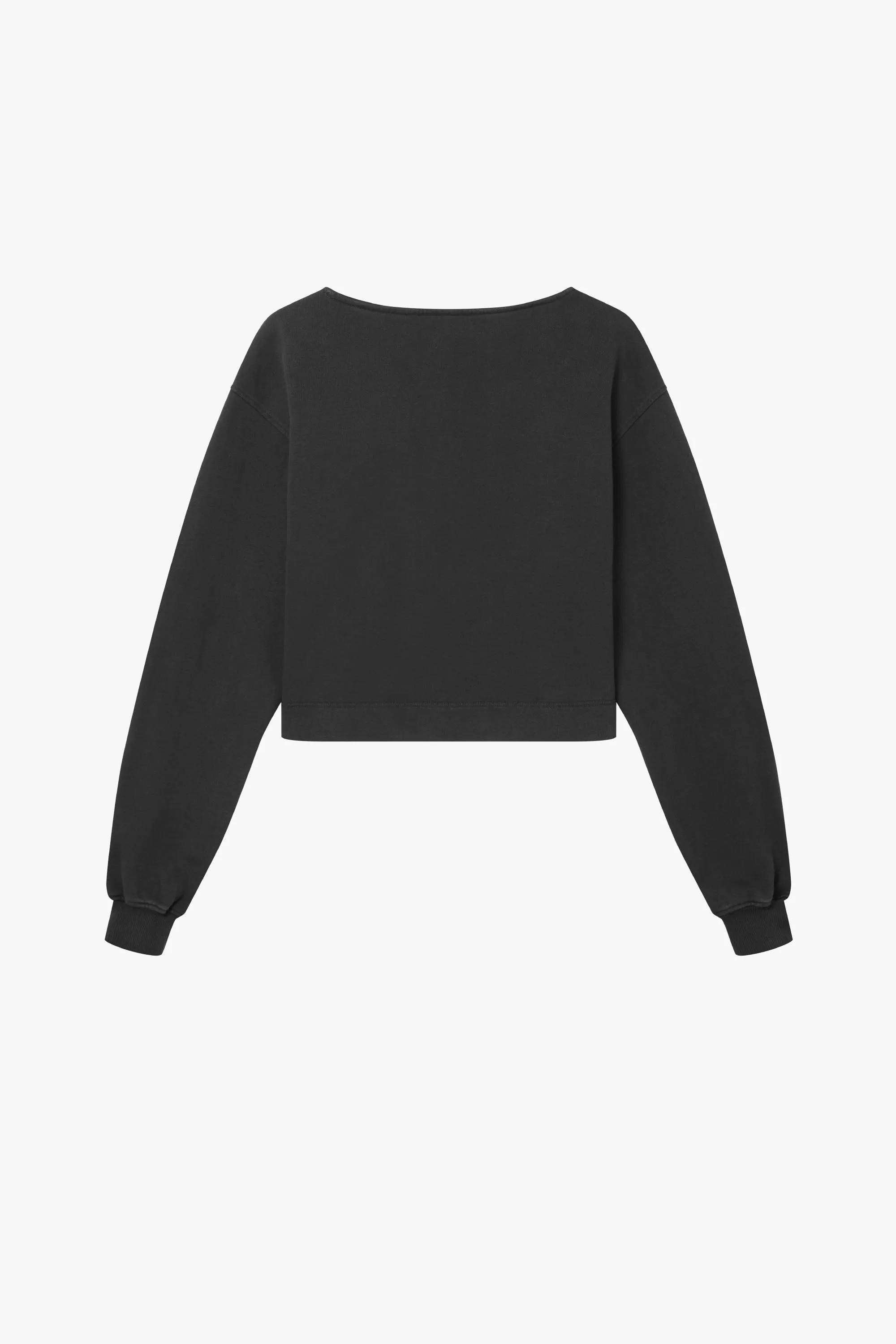 Cropped Oversized Sweatshirt