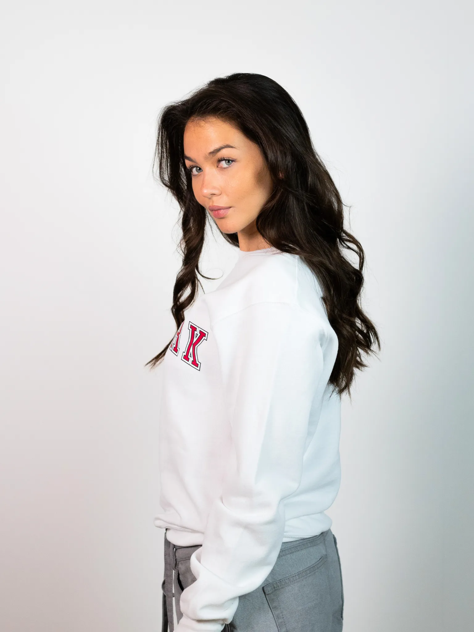 DANMARK SWEATSHIRT - HVID