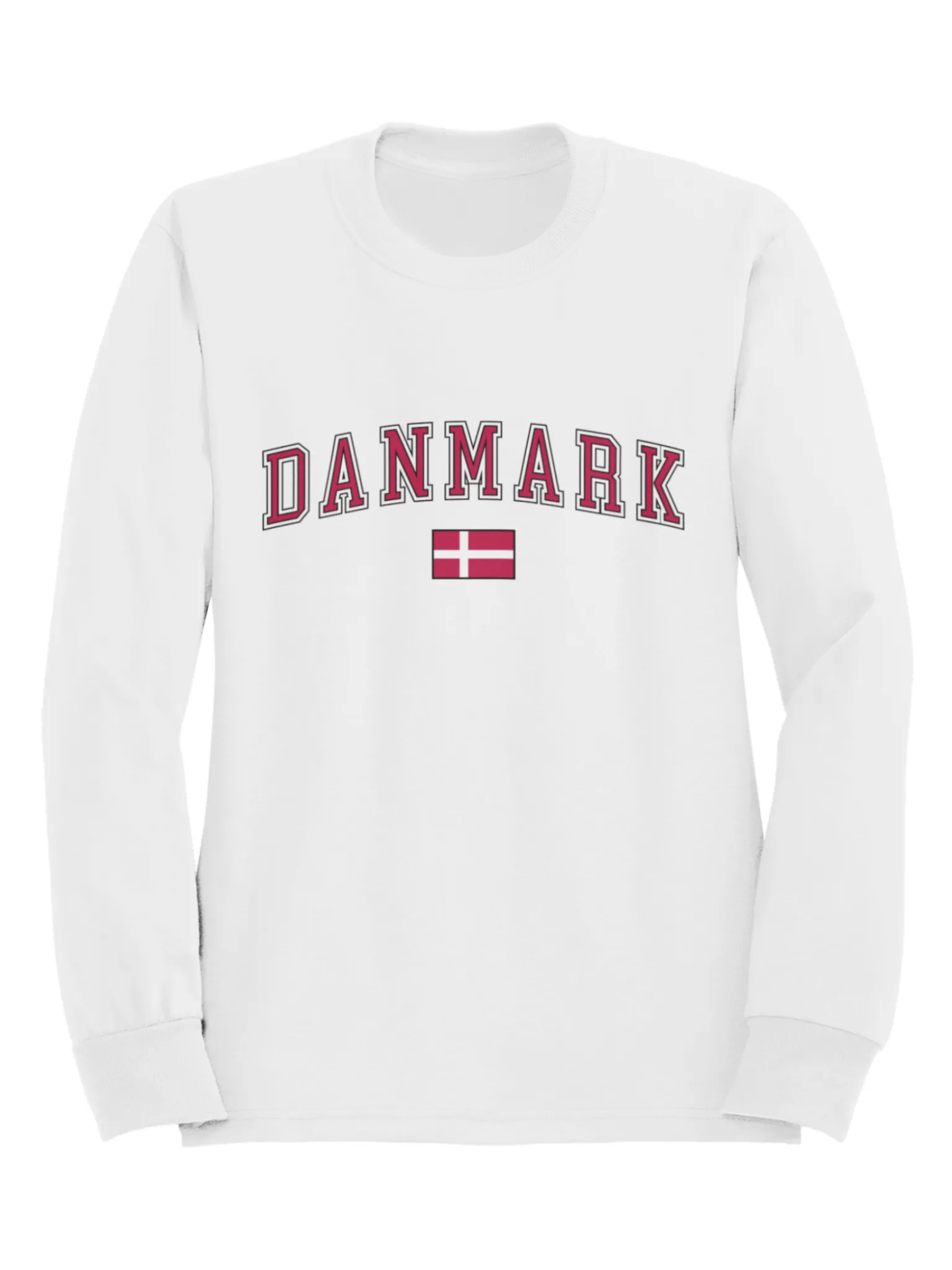 DANMARK SWEATSHIRT - HVID