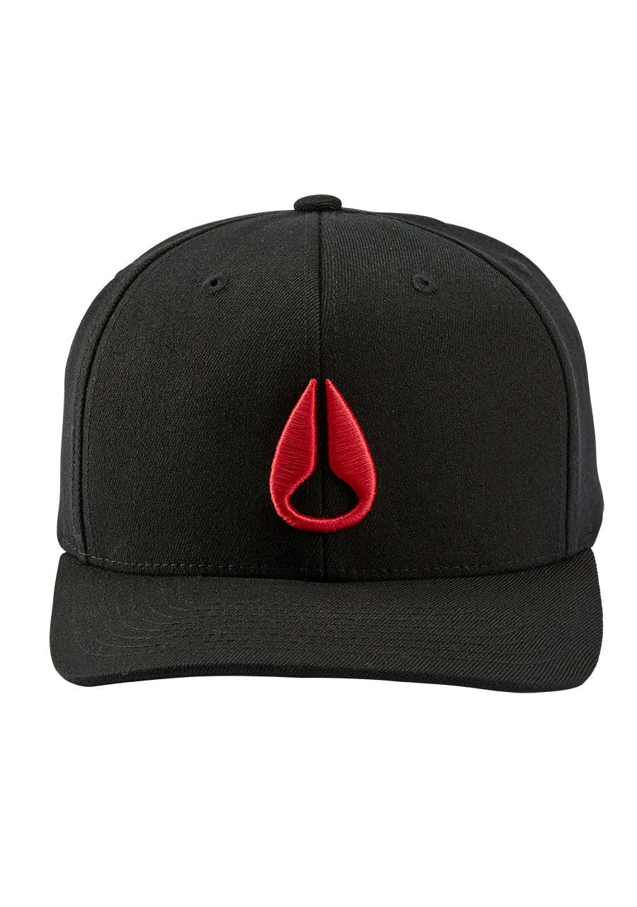 Deep Down Snapback - Black / Red