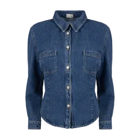 Denim Button-Down Shirt