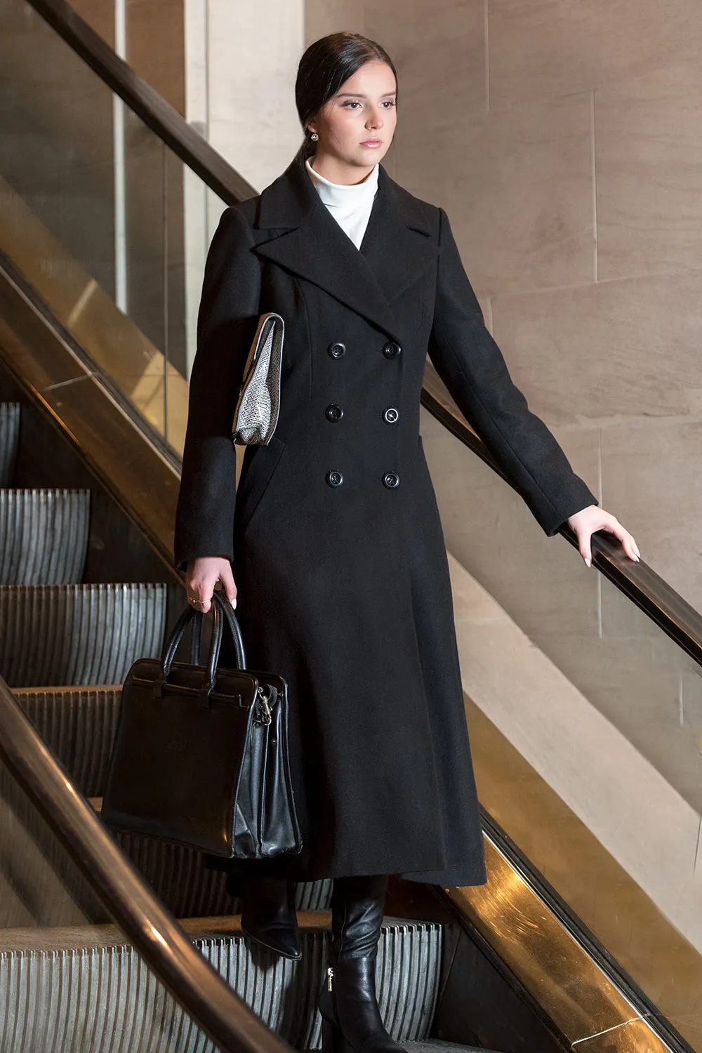 Double Breasted Wool Coat