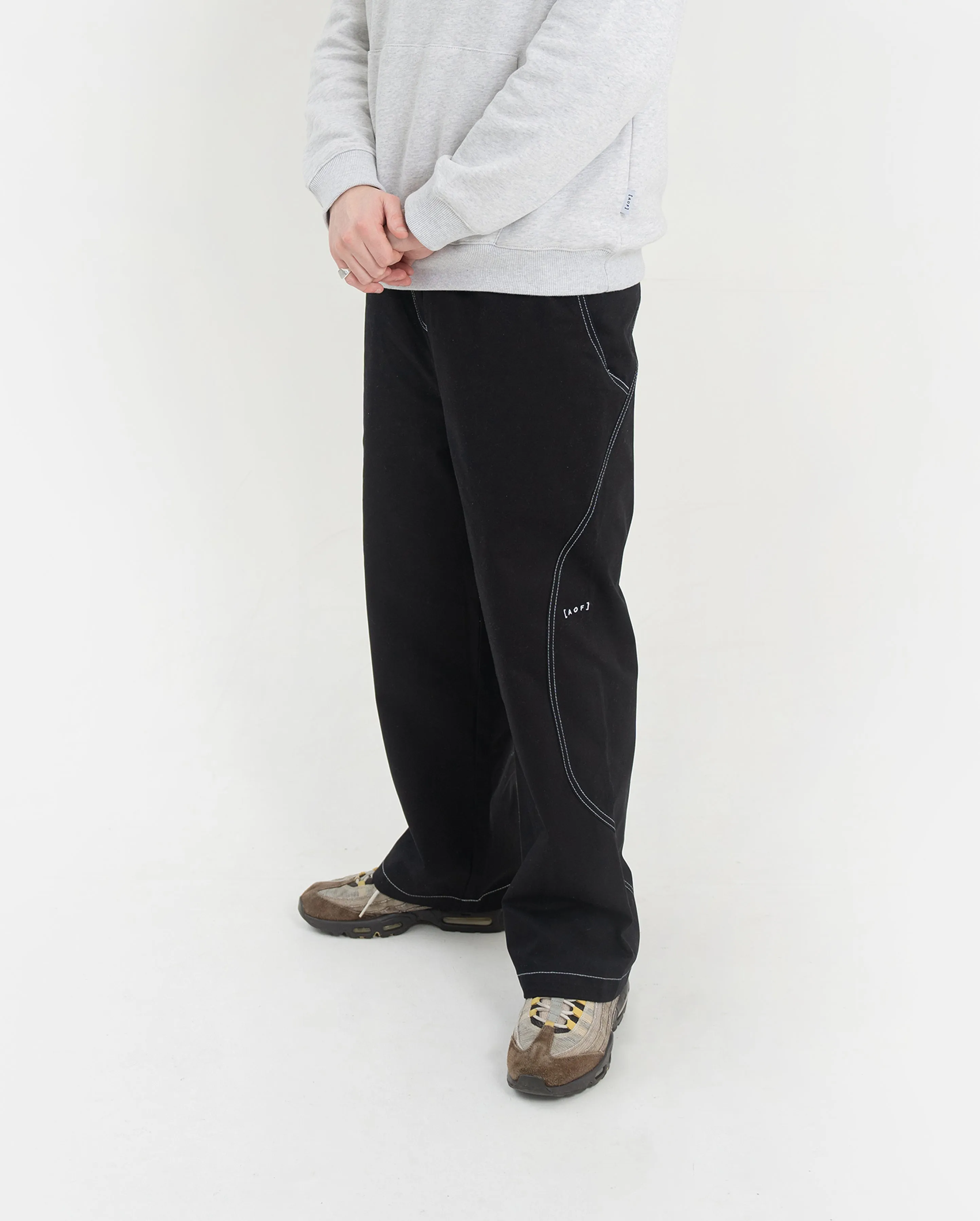 Essential Contrast Stitch Trousers