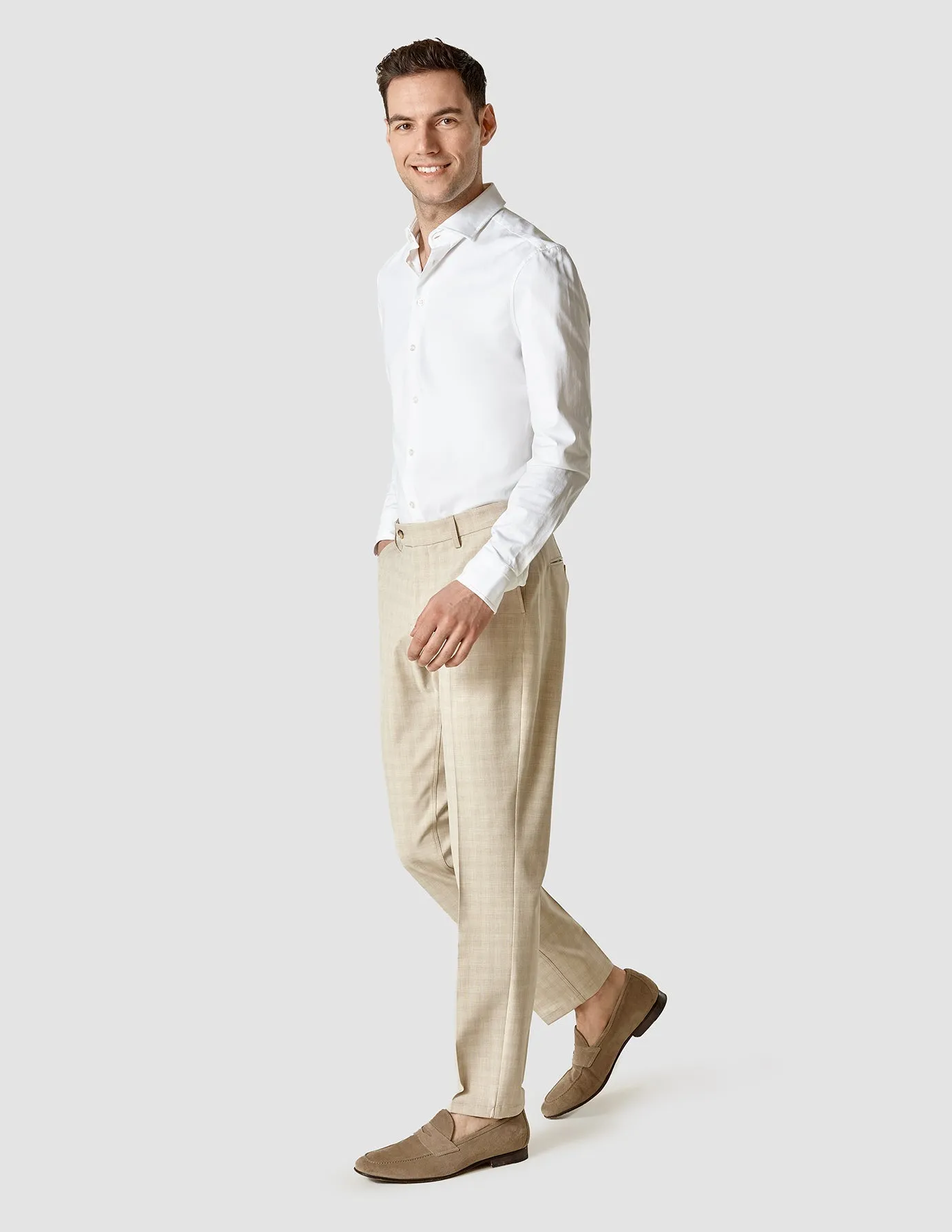 Essential Suit Pants Slim Warm Sand