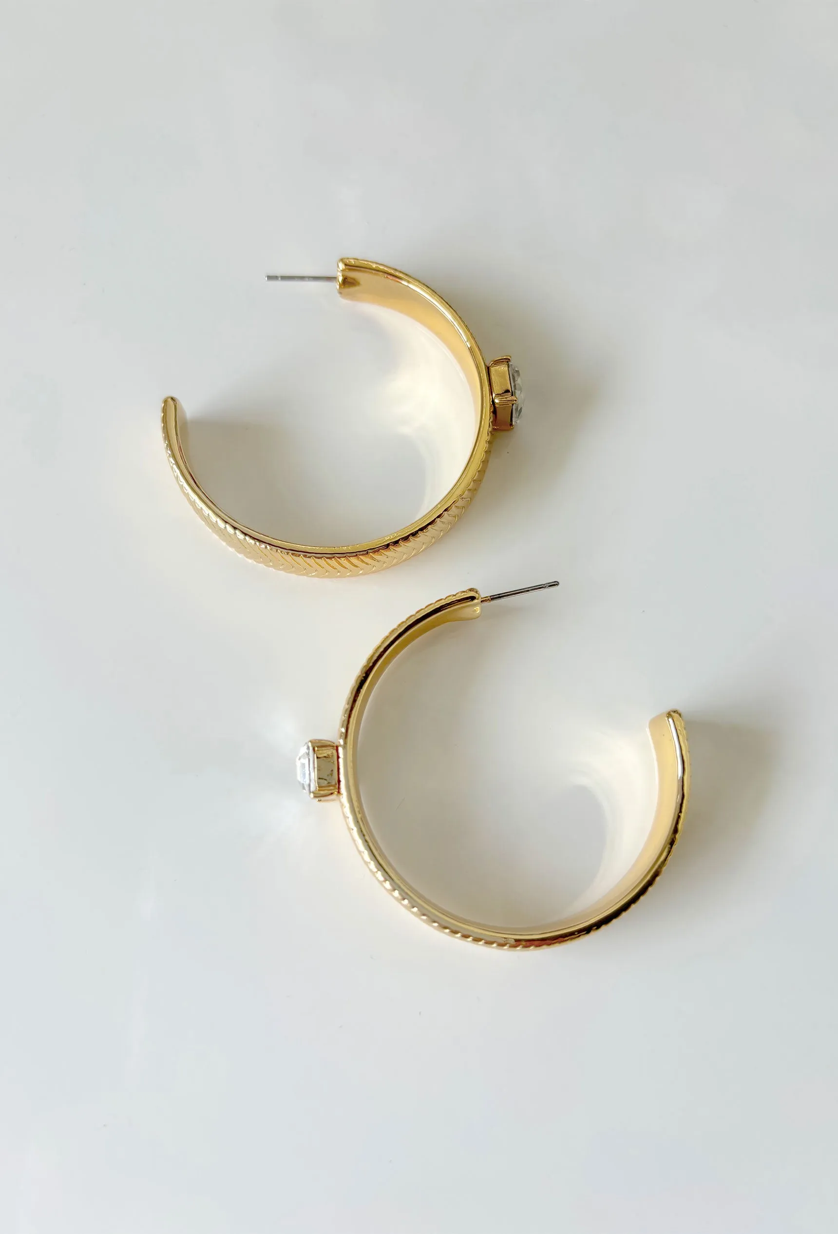 Fall For You Hoop Earrings