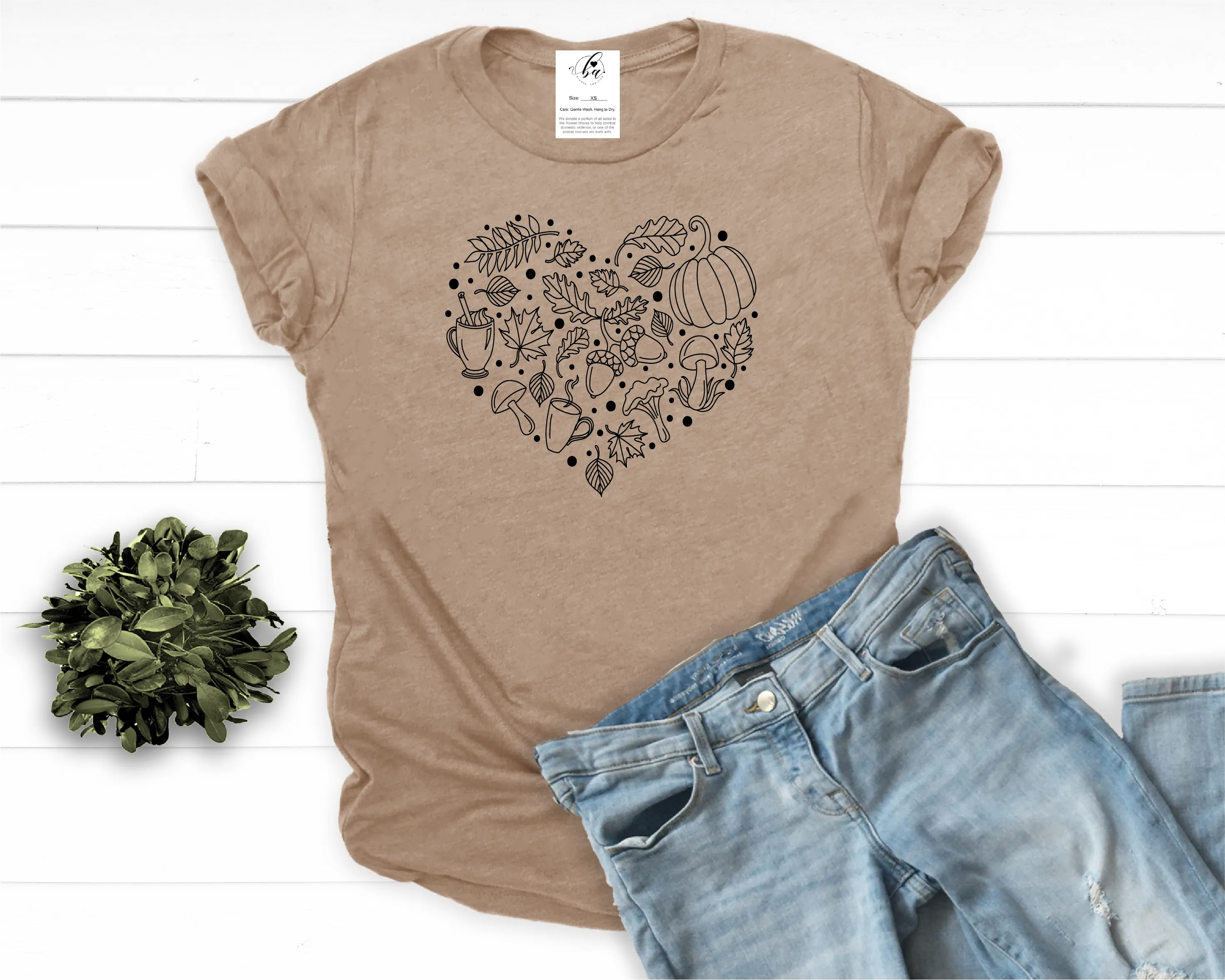 Fall Heart Tee