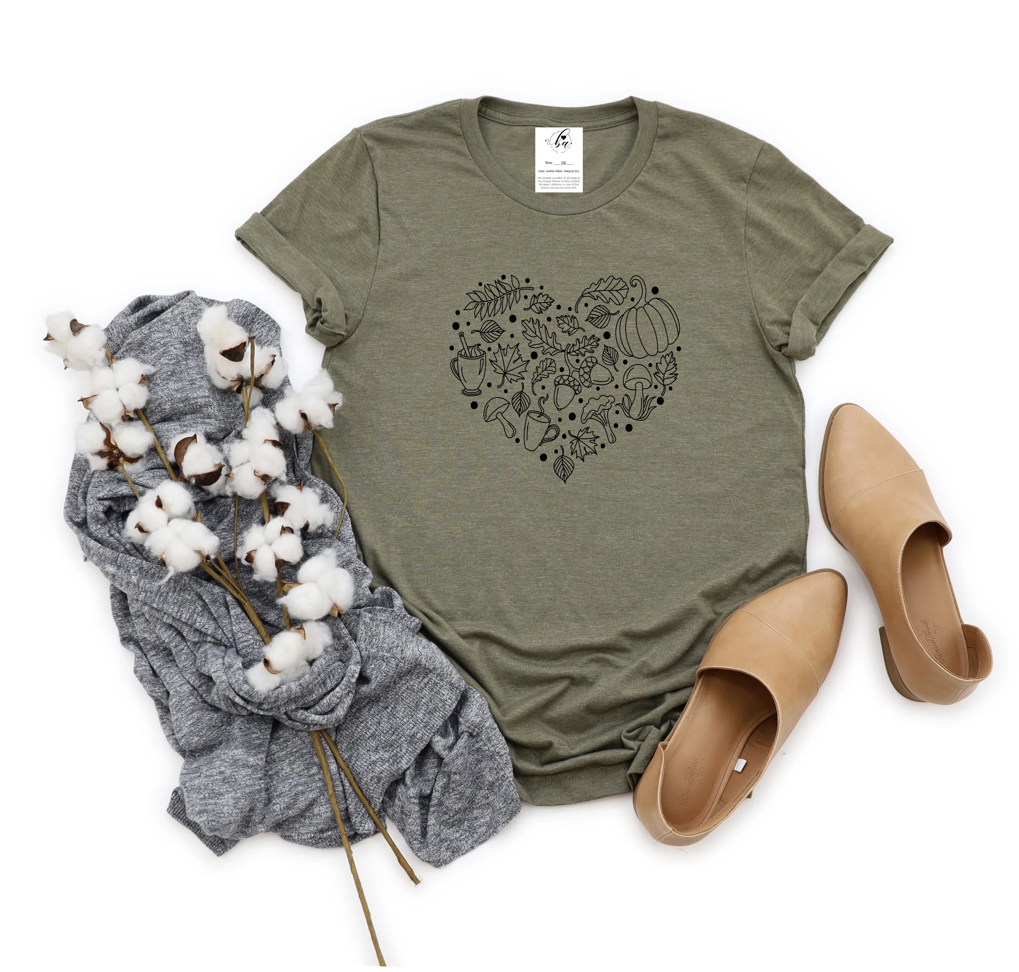 Fall Heart Tee