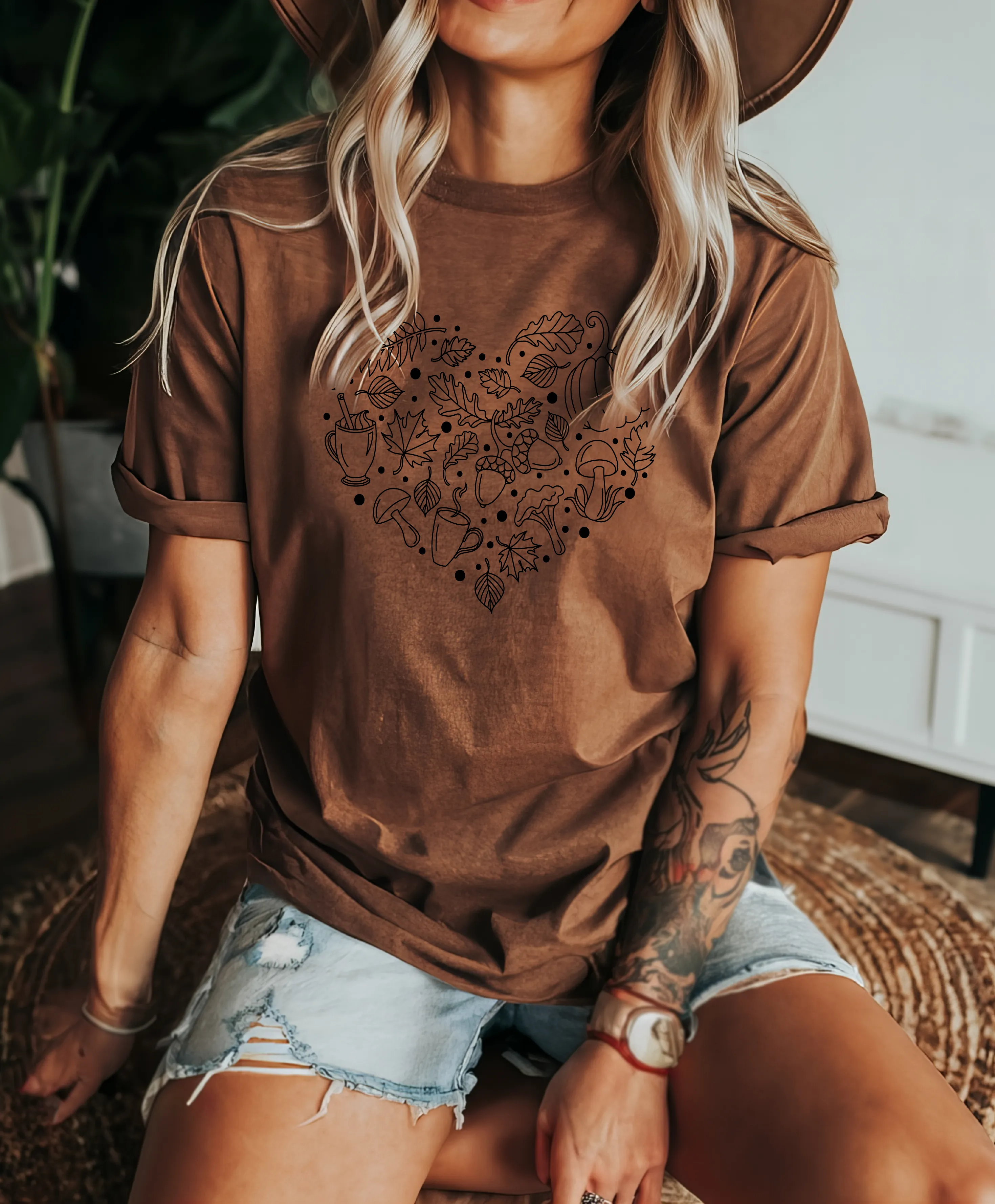 Fall Heart Tee