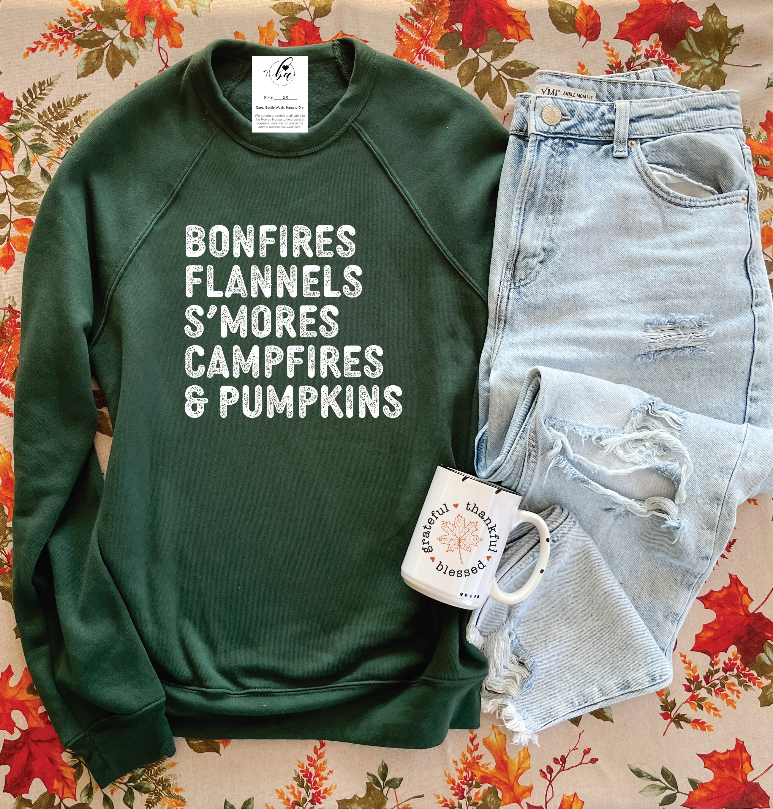 Fall Things Raglan Sweater